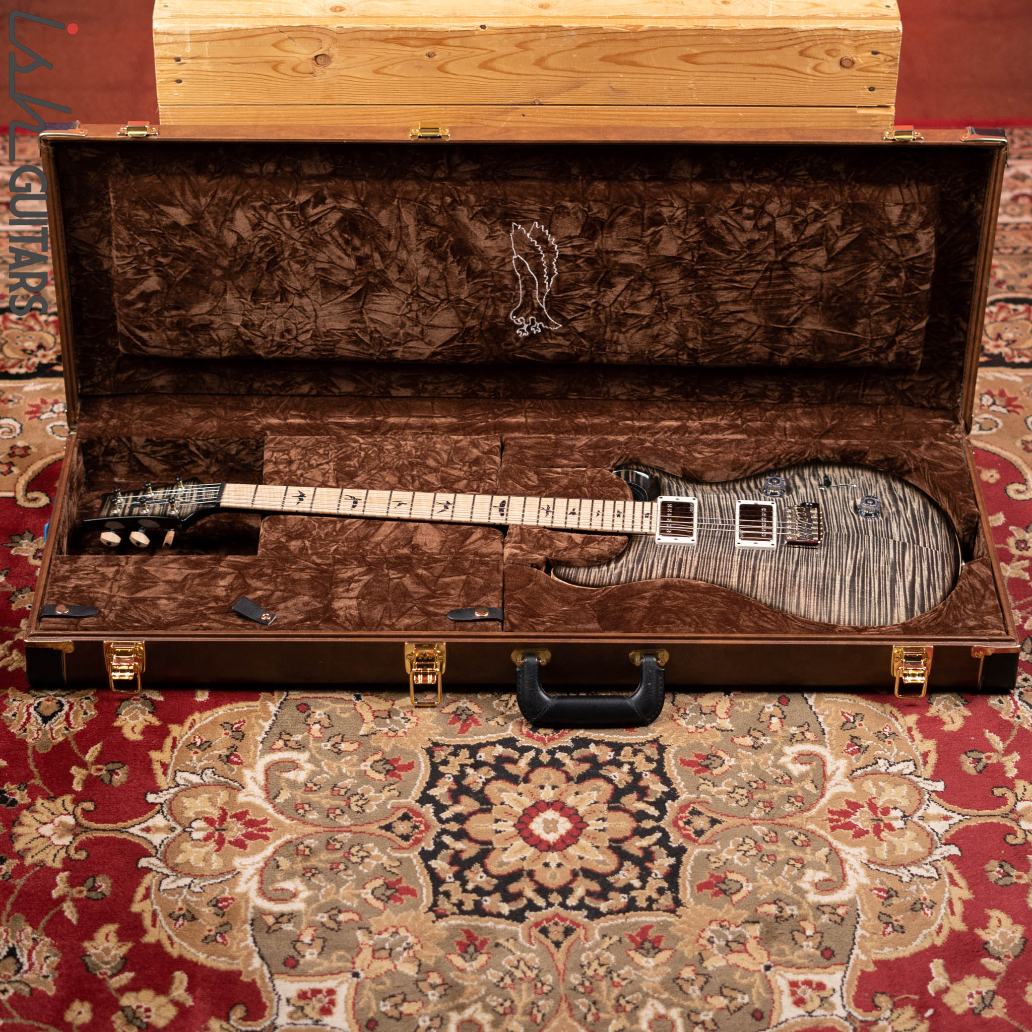 2014 PRS Custom 24 Private Stock  Charcoal Smoked Burst - Image 17