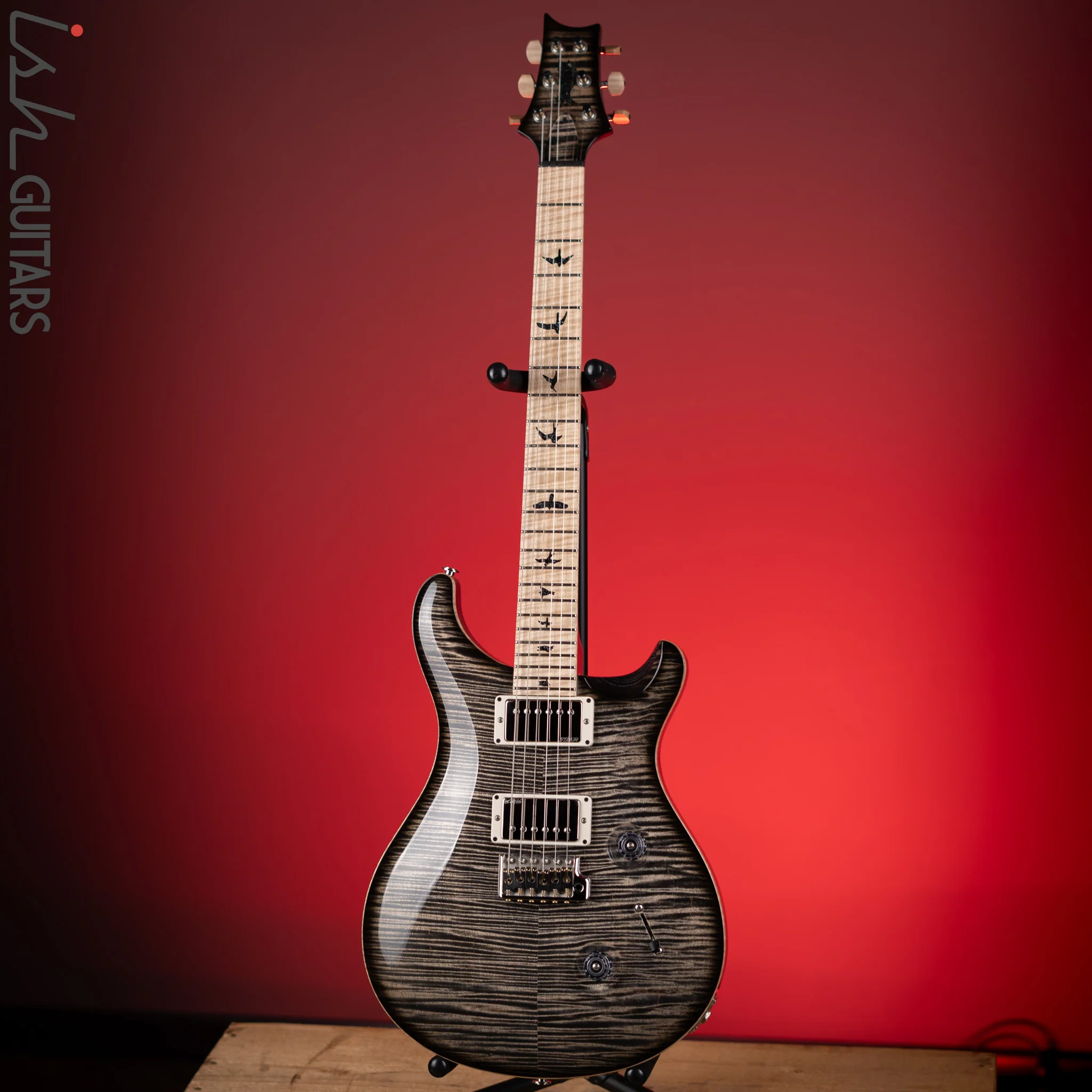 2014 PRS Custom 24 Private Stock  Charcoal Smoked Burst - Image 2