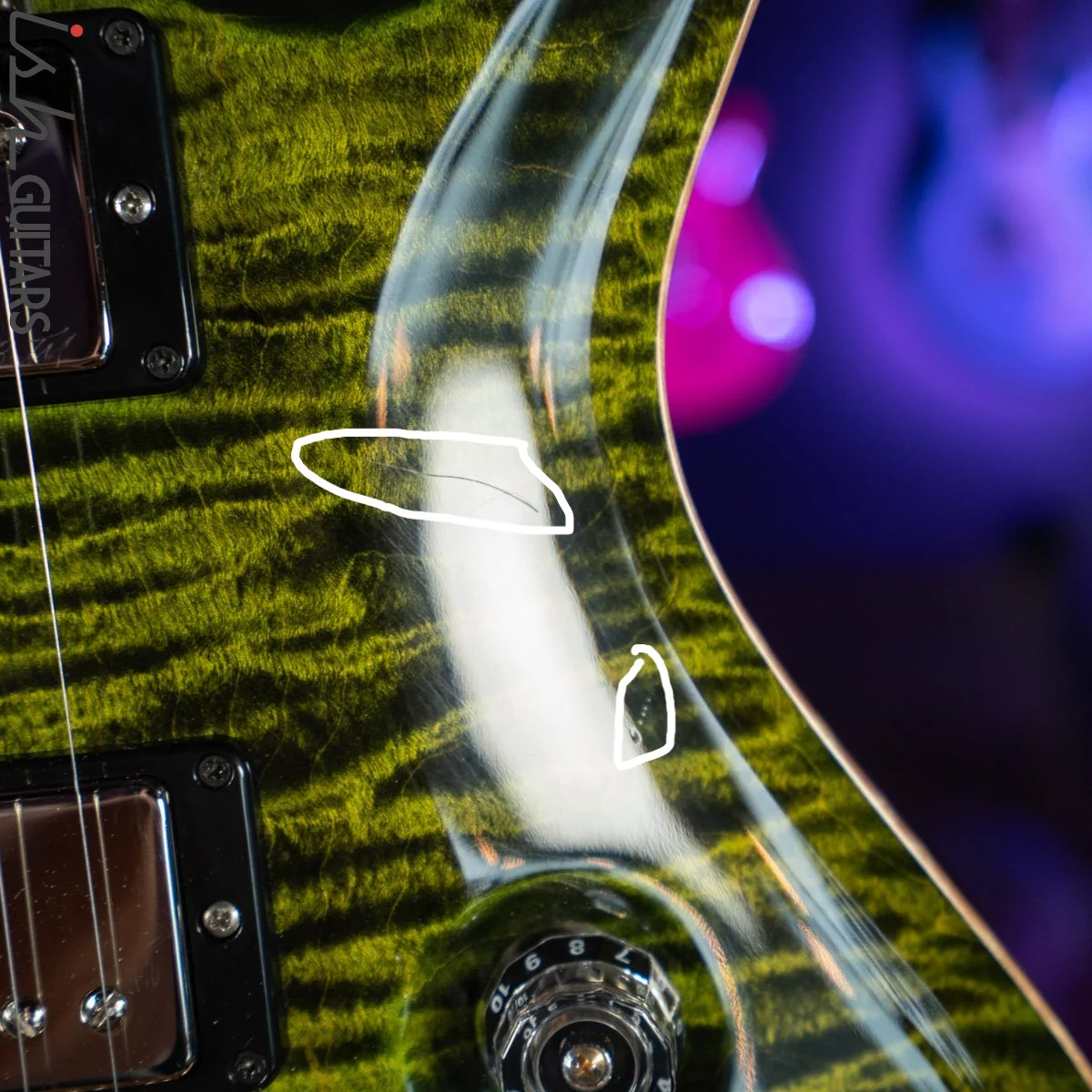 2014 PRS Experience Custom 24 Semi-Hollow 10 Top Jade Green - Image 8