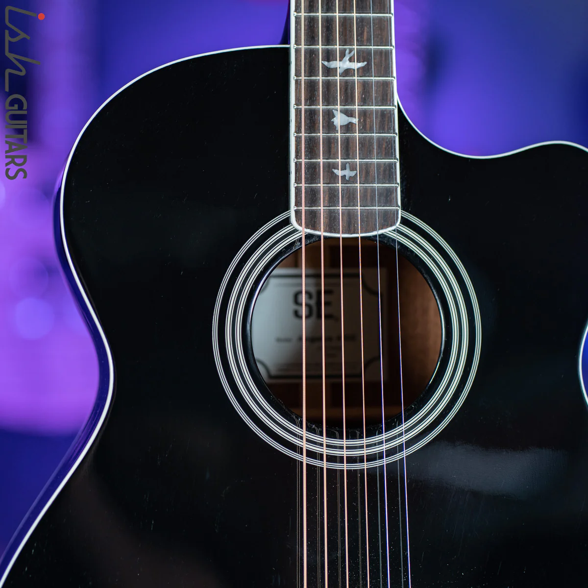 2014 PRS SE Angelus A10E Black - Image 3