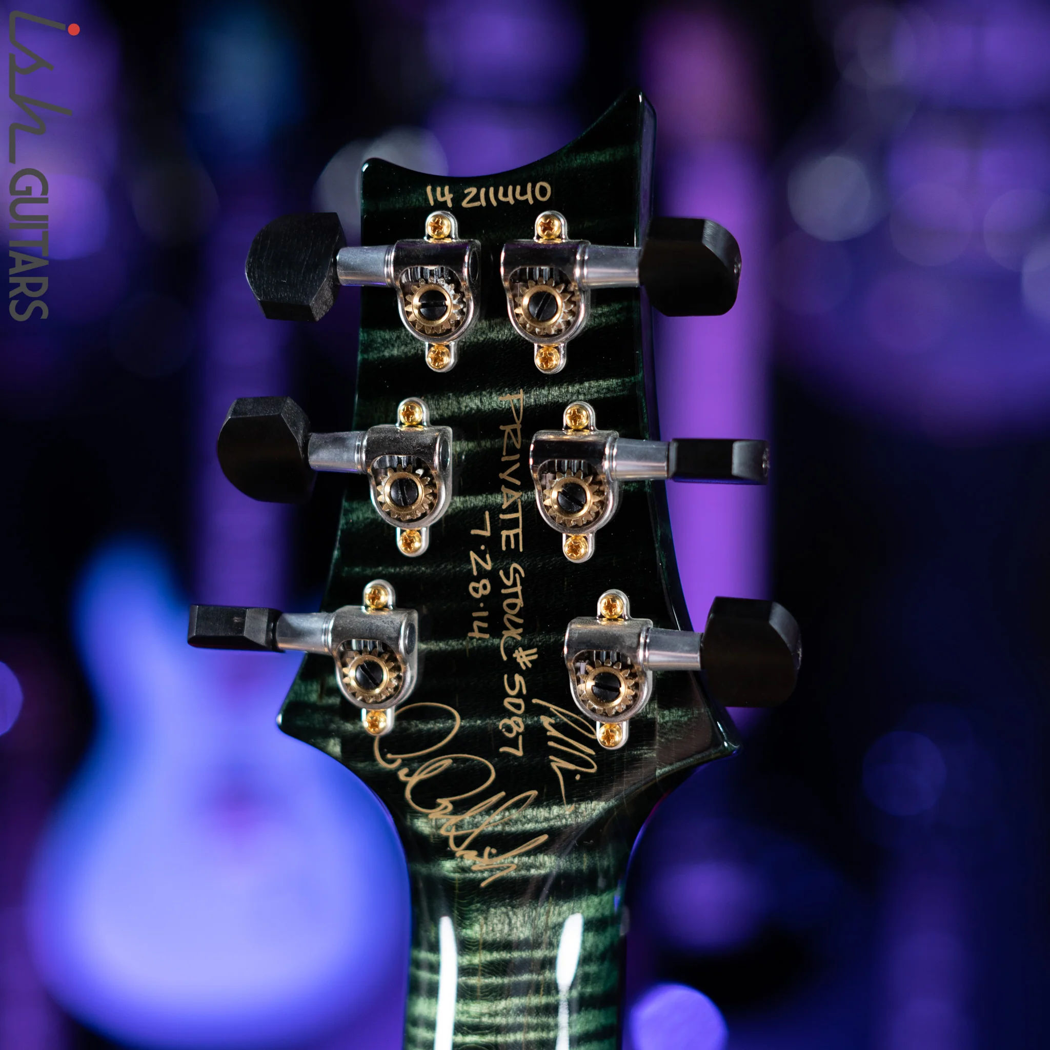 2014 PRS Private Stock Violin II Sage Smoked Burst - Image 14