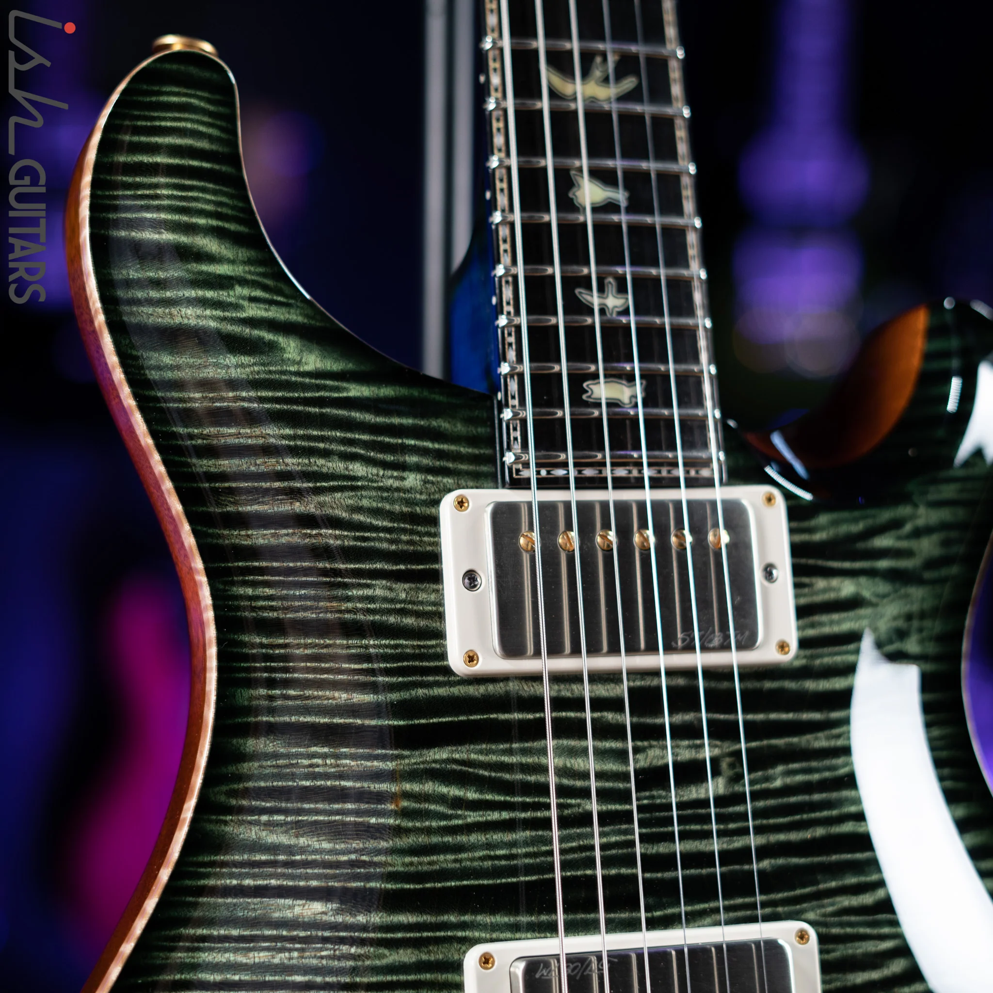 2014 PRS Private Stock Violin II Sage Smoked Burst - Image 3