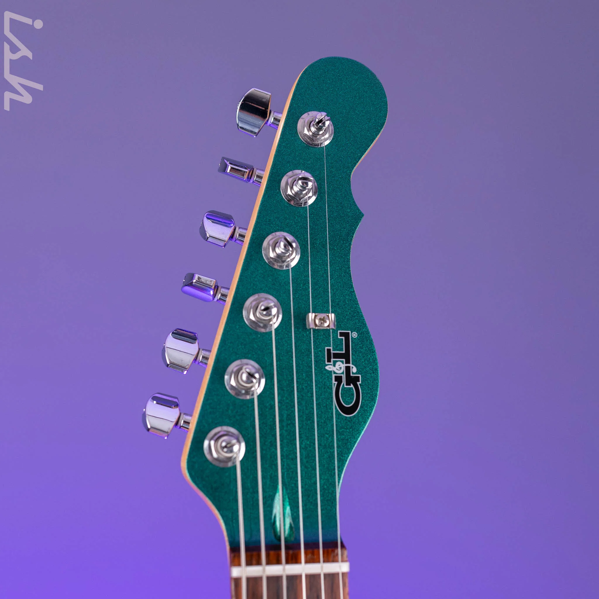 2015 G&L ASAT Special Custom Emerald Green Metallic - Image 5