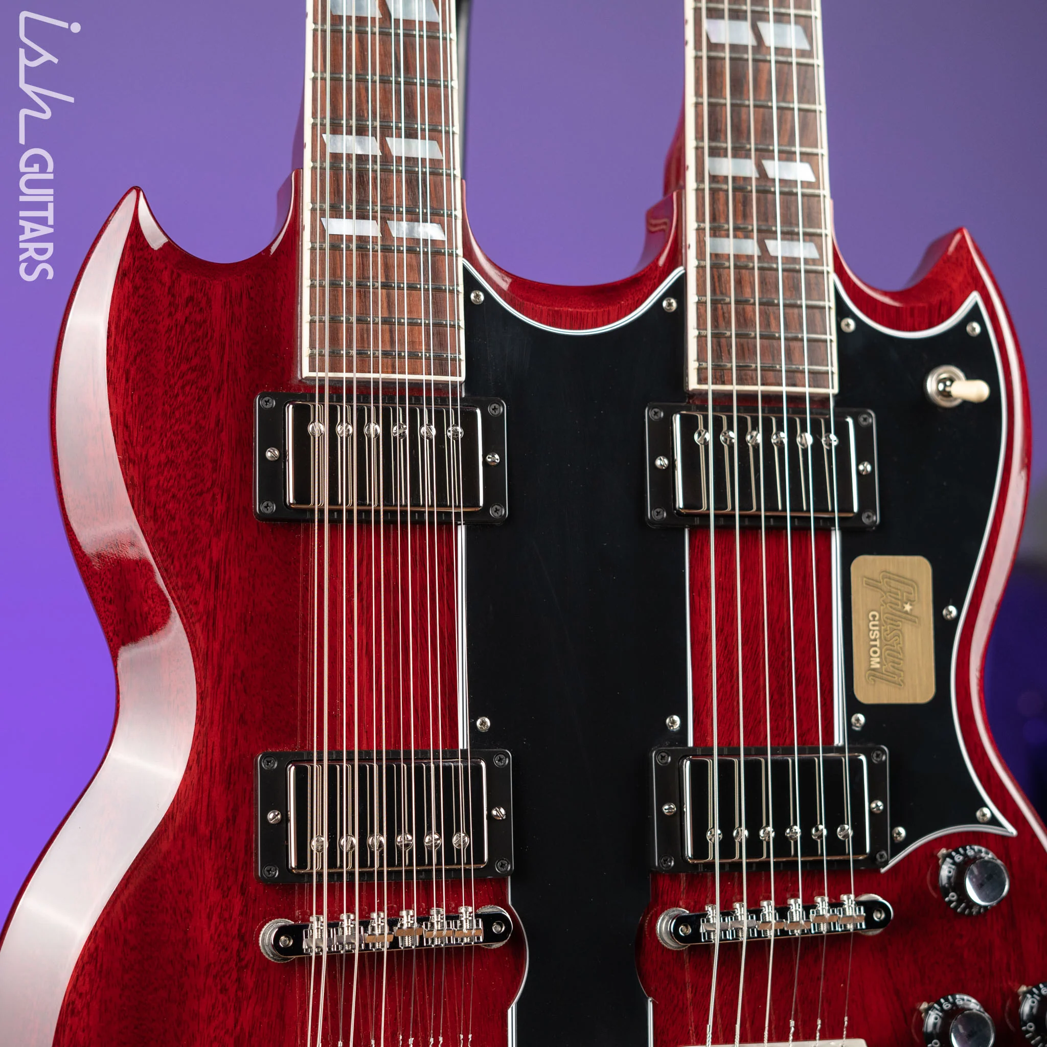 2015 Gibson Custom Shop EDS-1275 Double Neck Cherry Red - Image 3