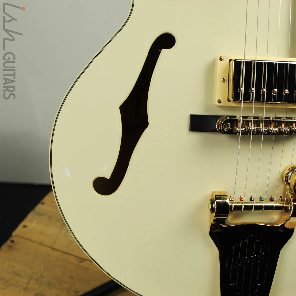 2015 Ibanez Artcore AF75TDG Hollowbody Ivory w/ Hardcase - Image 5