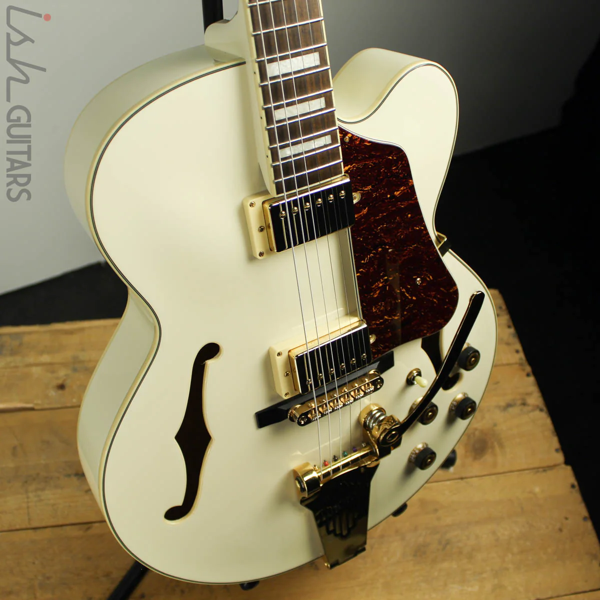 2015 Ibanez Artcore AF75TDG Hollowbody Ivory w/ Hardcase - Image 7