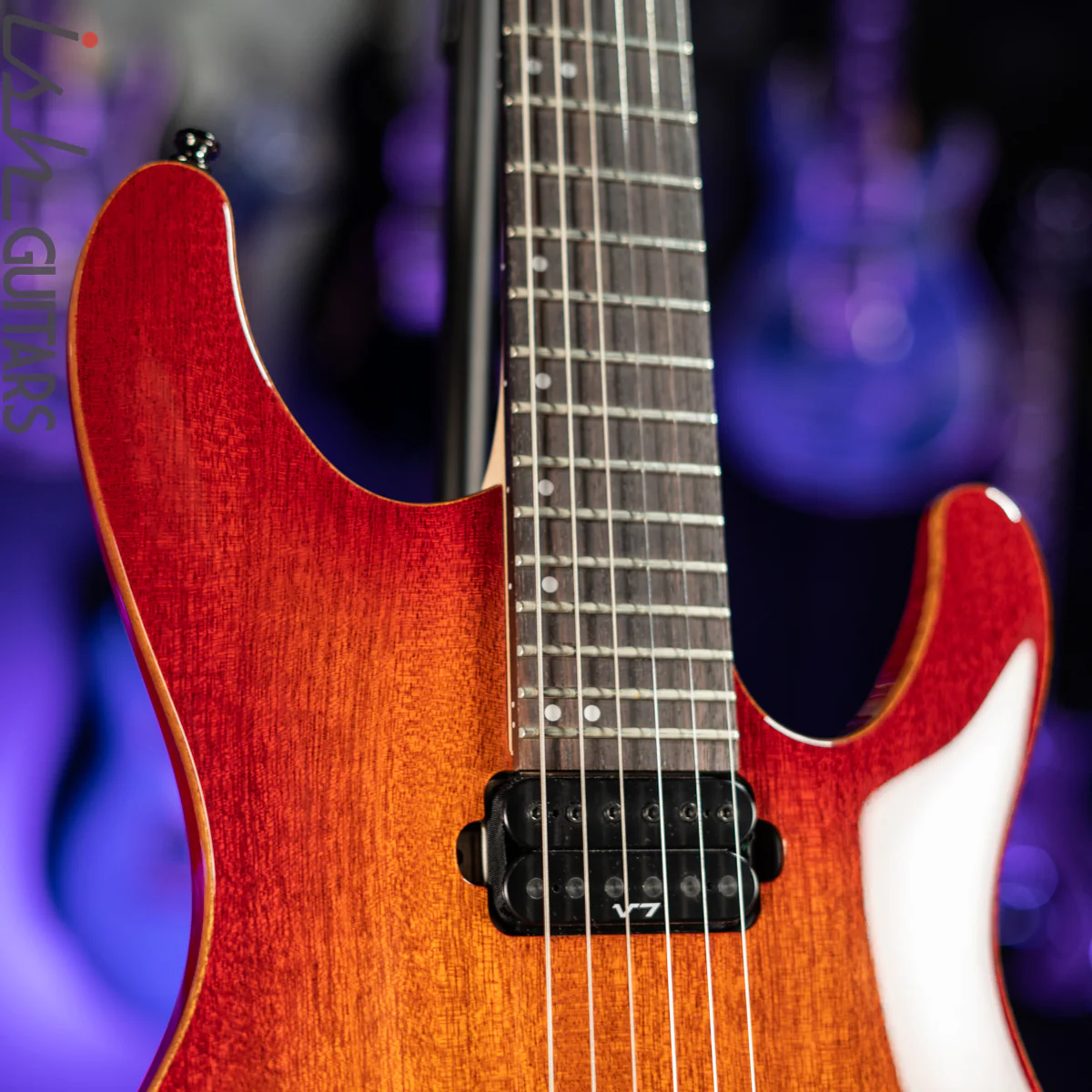 2015 Ibanez Prestige S5521 Blaze Red Burst - Image 6