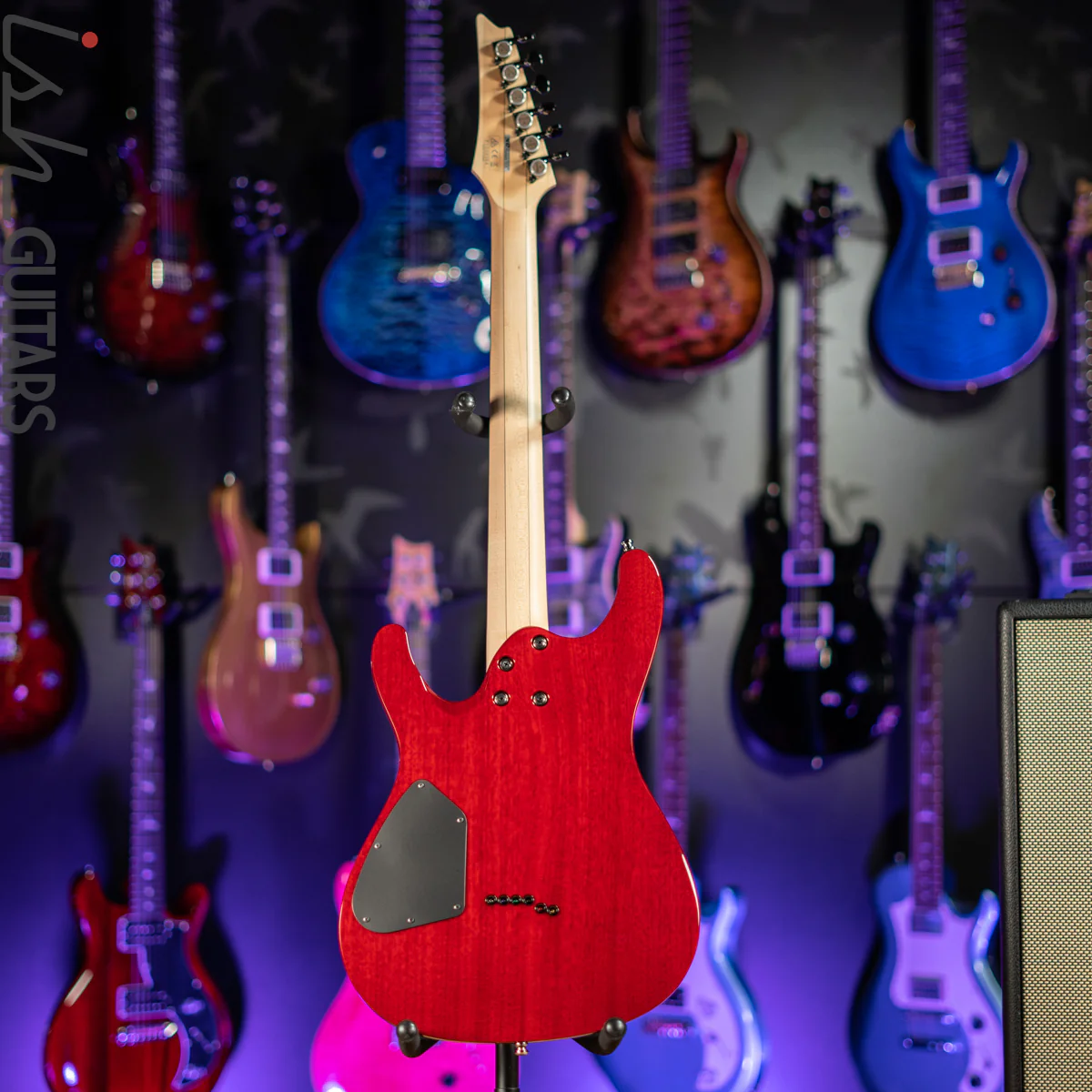 2015 Ibanez Prestige S5521 Blaze Red Burst - Image 8