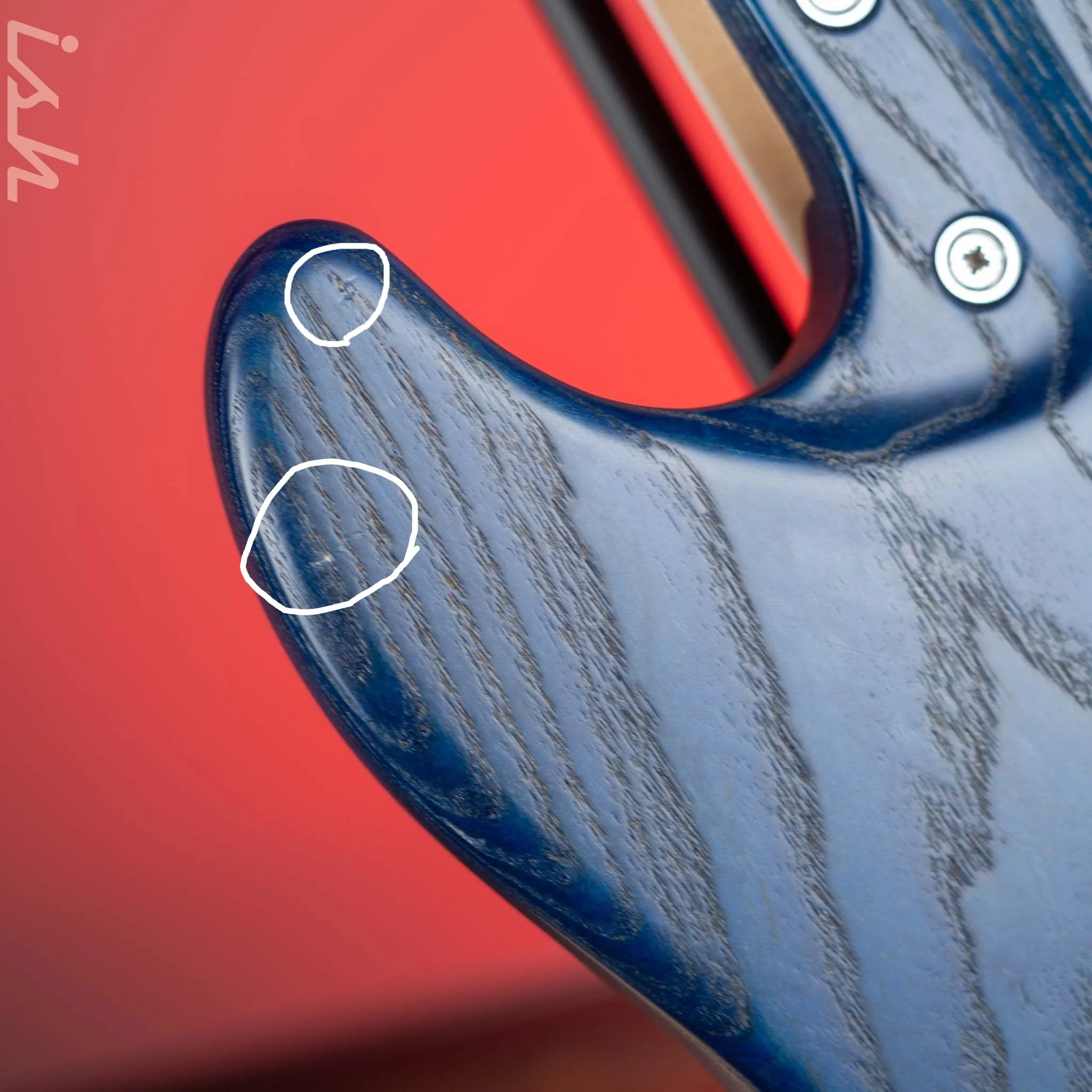2015 Mayones Jabba 5 Custom Trans Blue - Image 17