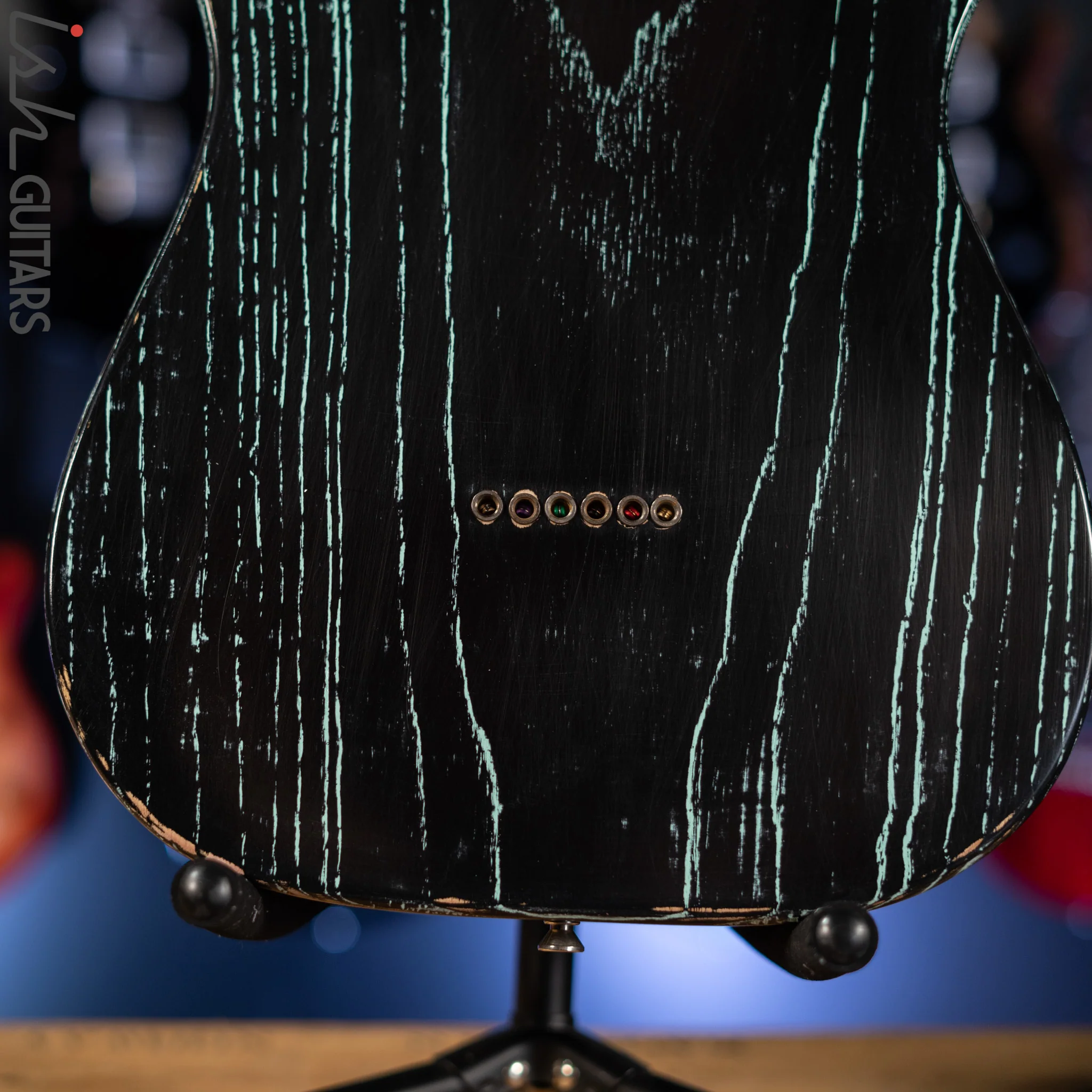 2015 Palir Pinstripe Titan Tele Aged Black/Kelly Green - Image 10