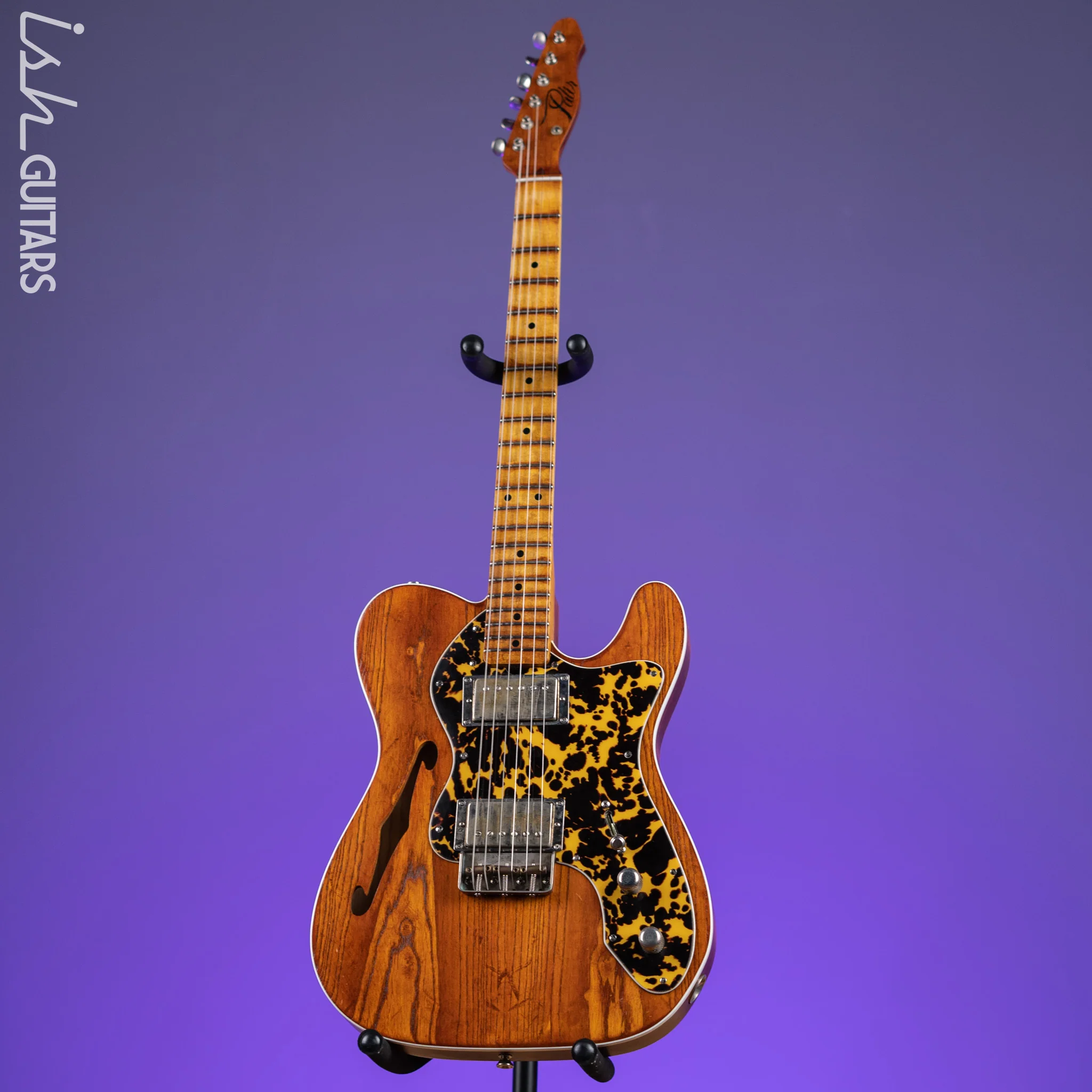 2015 Palir Skinny Titan Semi-Hollow Medium Tinted Finish Relic - Image 2