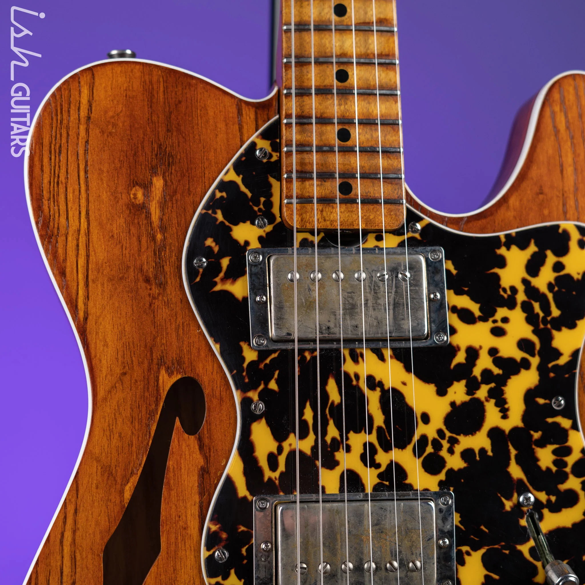 2015 Palir Skinny Titan Semi-Hollow Medium Tinted Finish Relic - Image 3