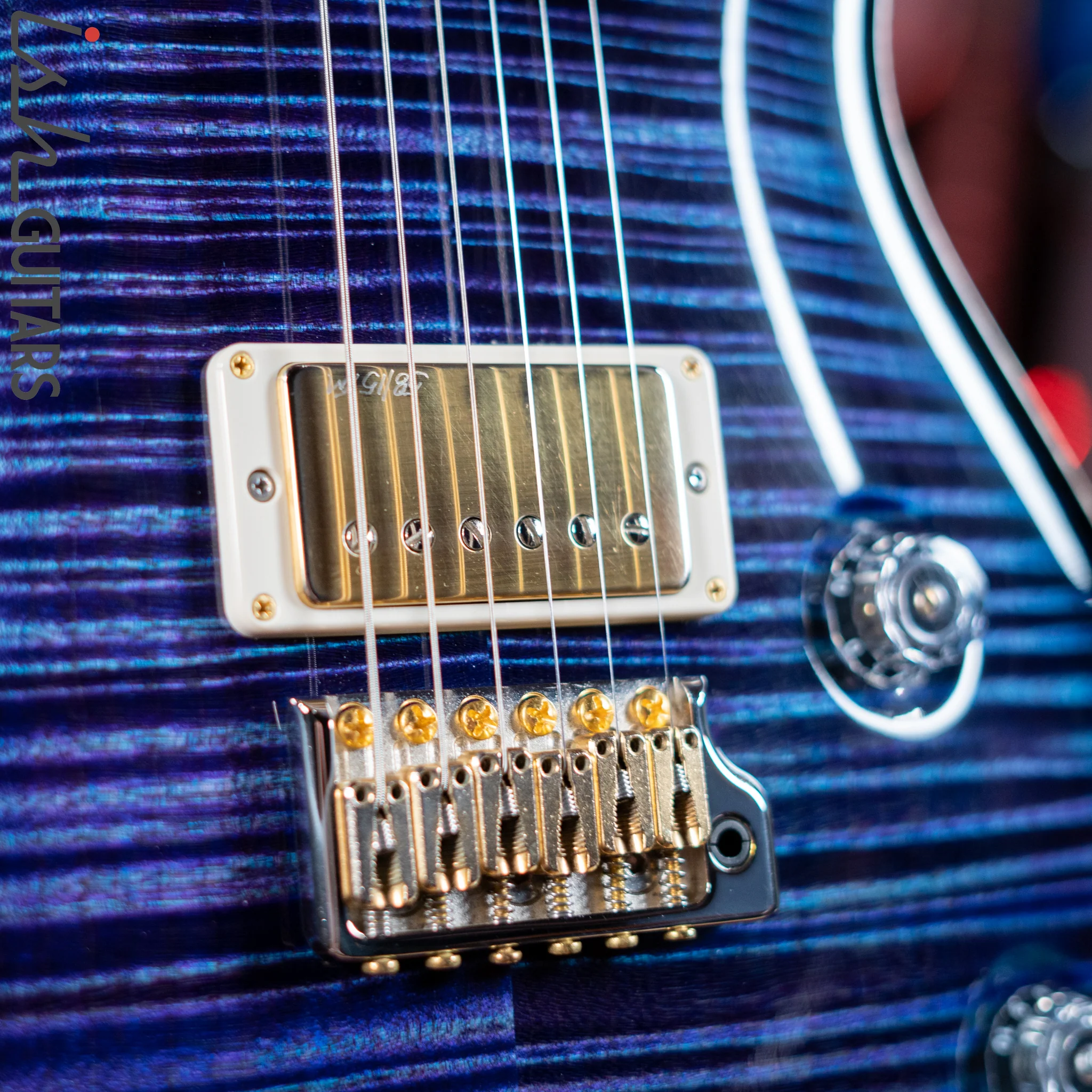 2015 PRS Collection Series IX McCarty Trem Curly Maple Aqua Violet Smoked Burst - Image 7
