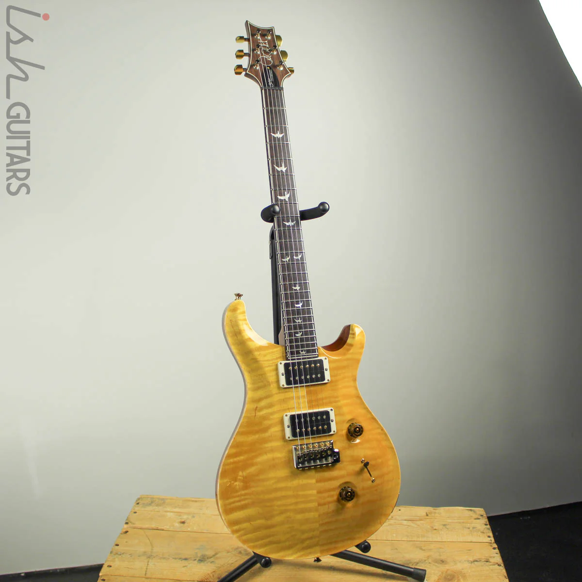 2015 PRS Custom 24 30th Anniversary Honey Yellow - Image 2