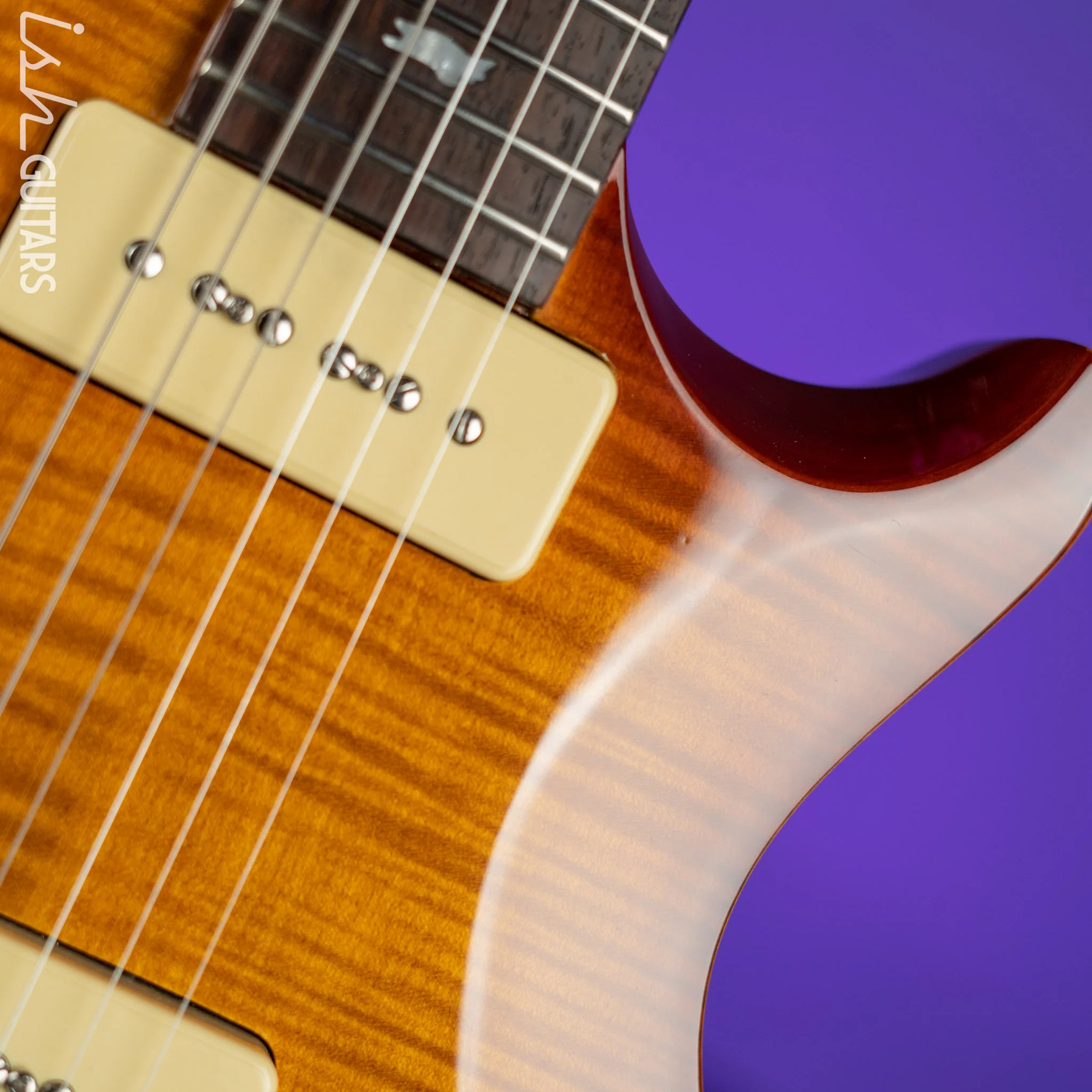 2015 PRS SE 245 Singlecut Soapbar Tobacco Sunburst - Image 6
