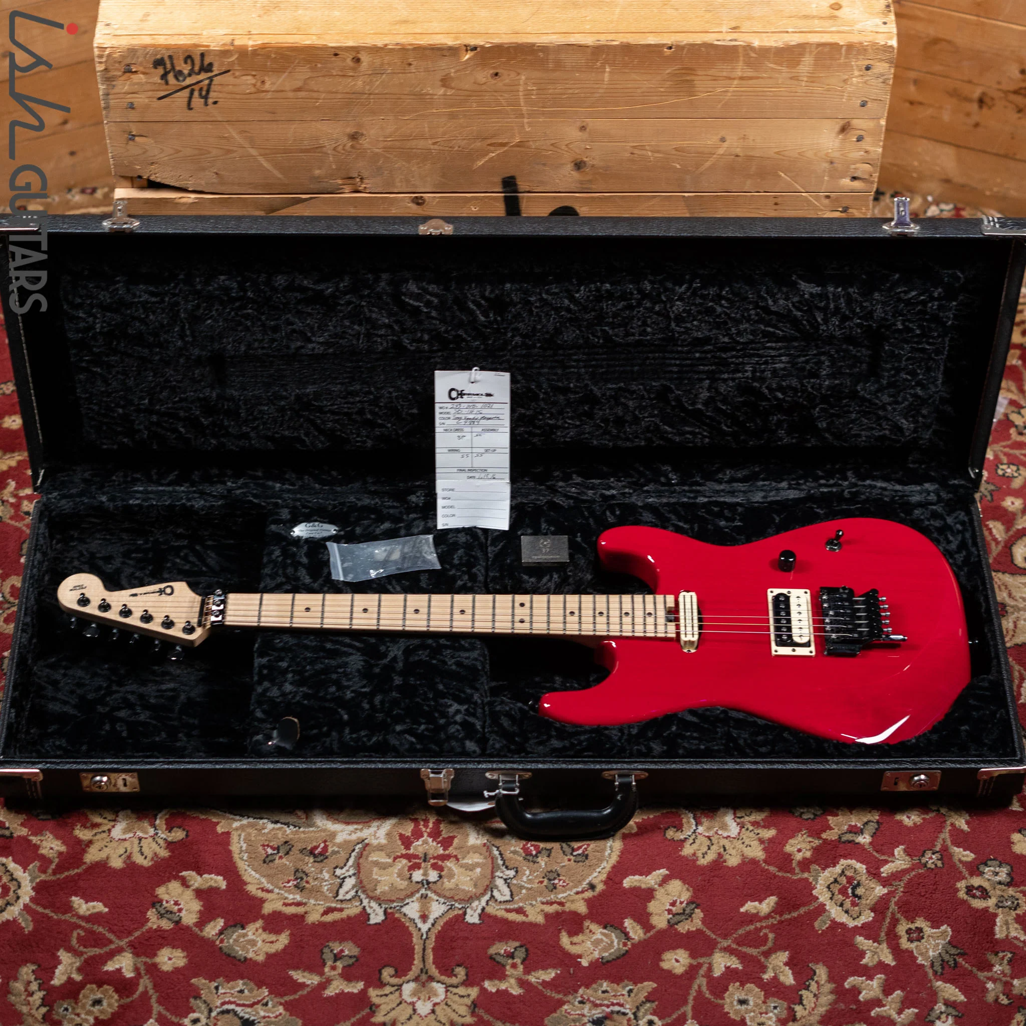 2016 Charvel Custom Shop San Dimas SD 1H 1S TransCandy Magenta - Image 17