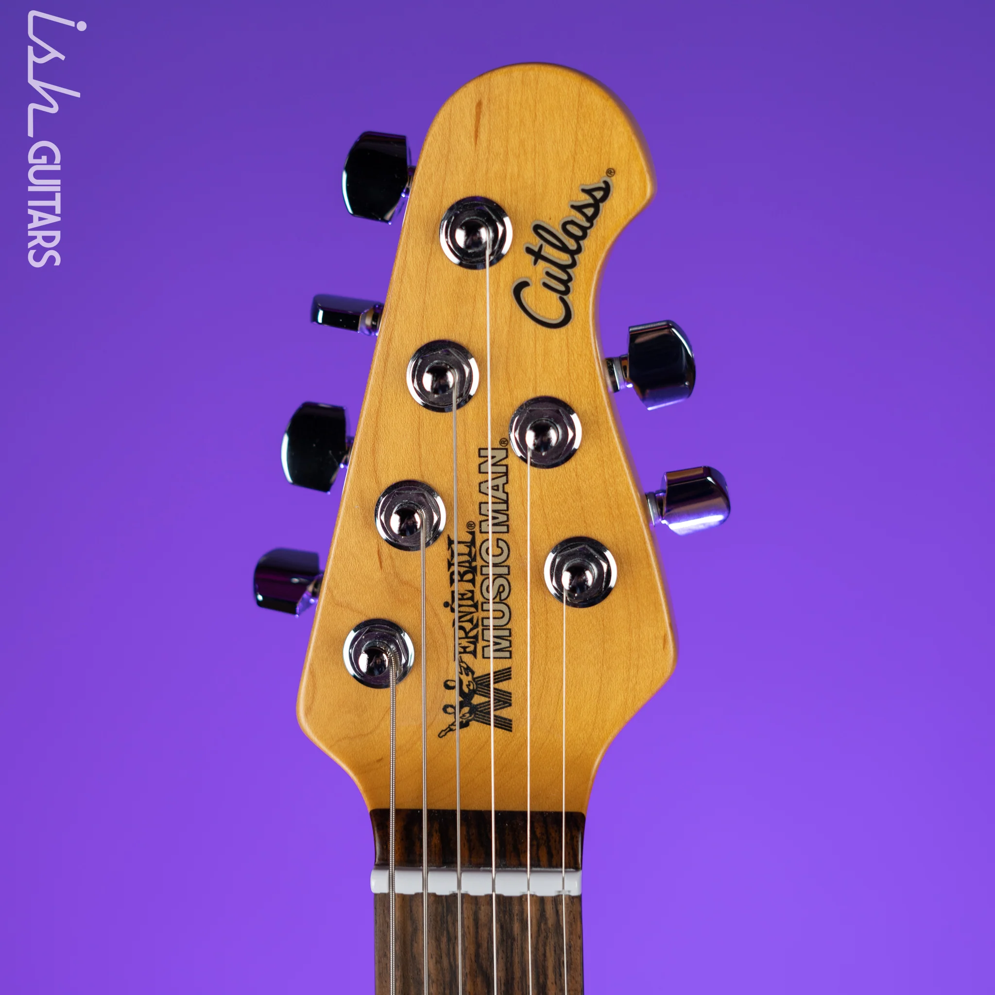 2016 Ernie Ball Music Man Cutlass SSS Vintage Sunburst - Image 6