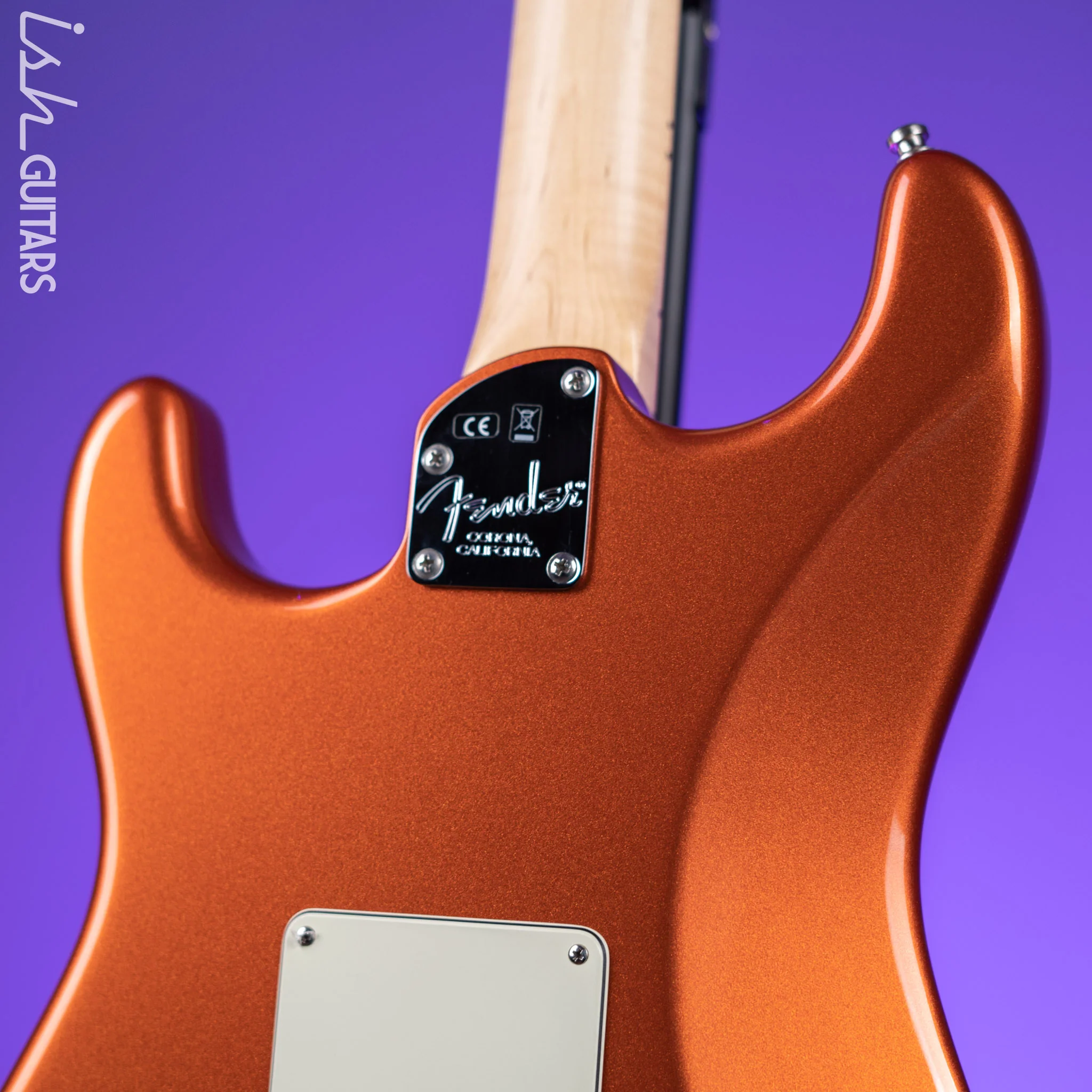 2016 Fender American Elite Stratocaster HSS Shawbucker Autumn Blaze Metallic - Image 10