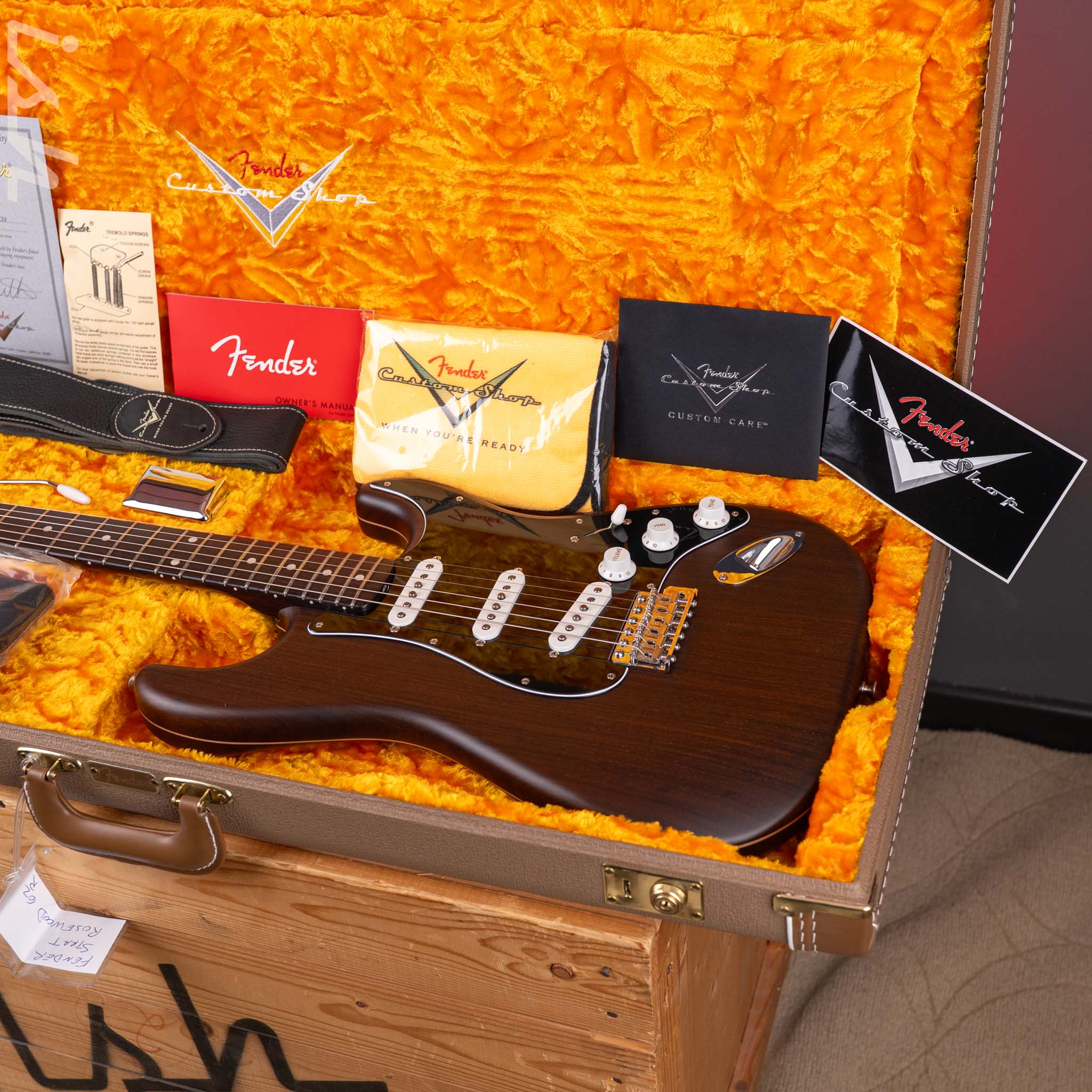 2016 Fender Custom Shop Masterbuilt 62 Rosewood Stratocaster NOS by Jason Smith - Image 22