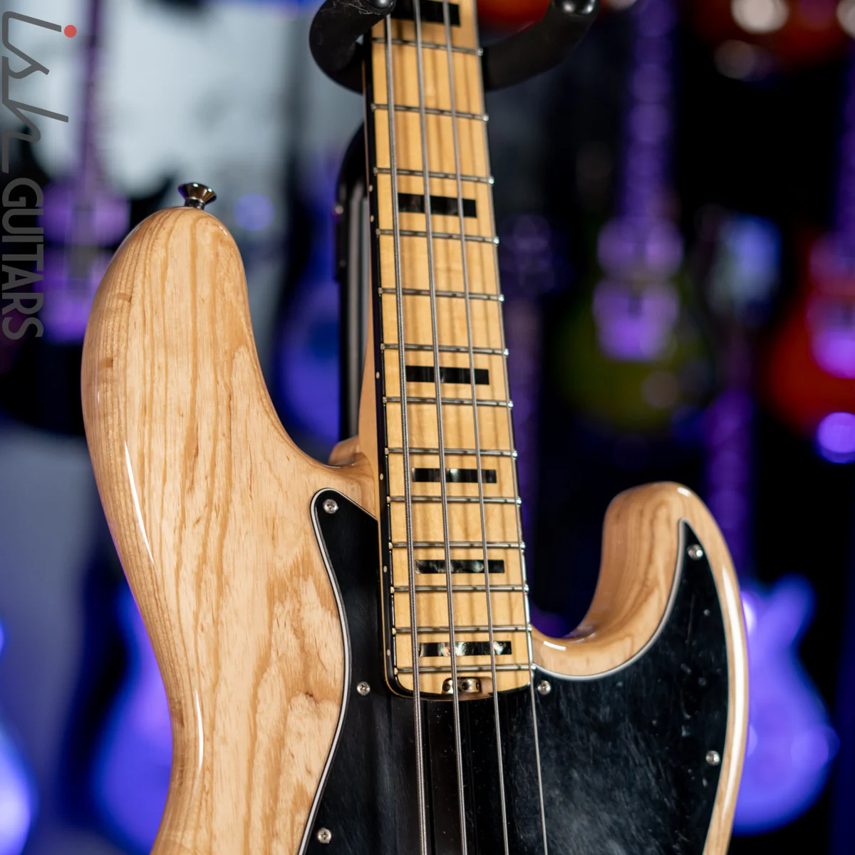 2016 Fender Jazz Bass Elite Natural Ash 4-String - Image 5