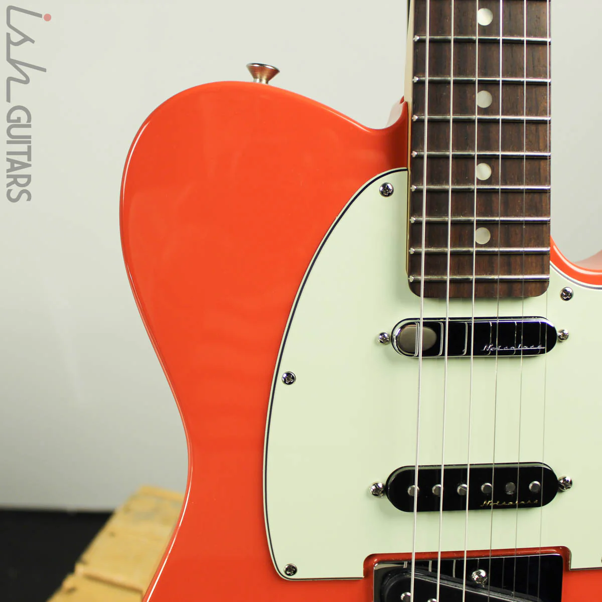 2016 Fender Deluxe Nashville MIM Telecaster Fiesta Red - Image 5