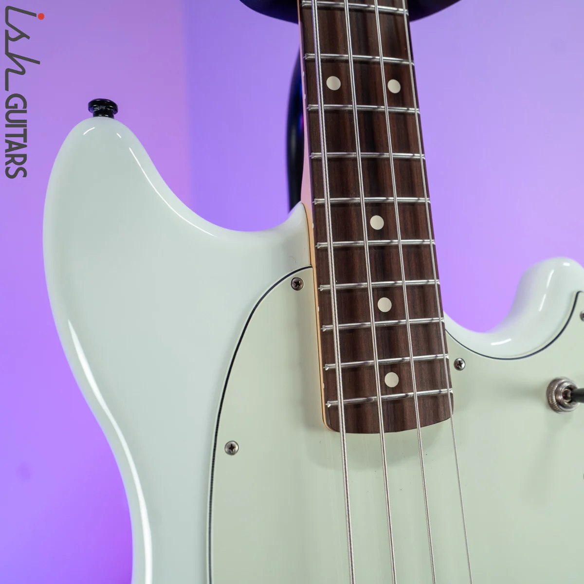 2016 Fender Mustang Bass Sonic Blue - Image 5