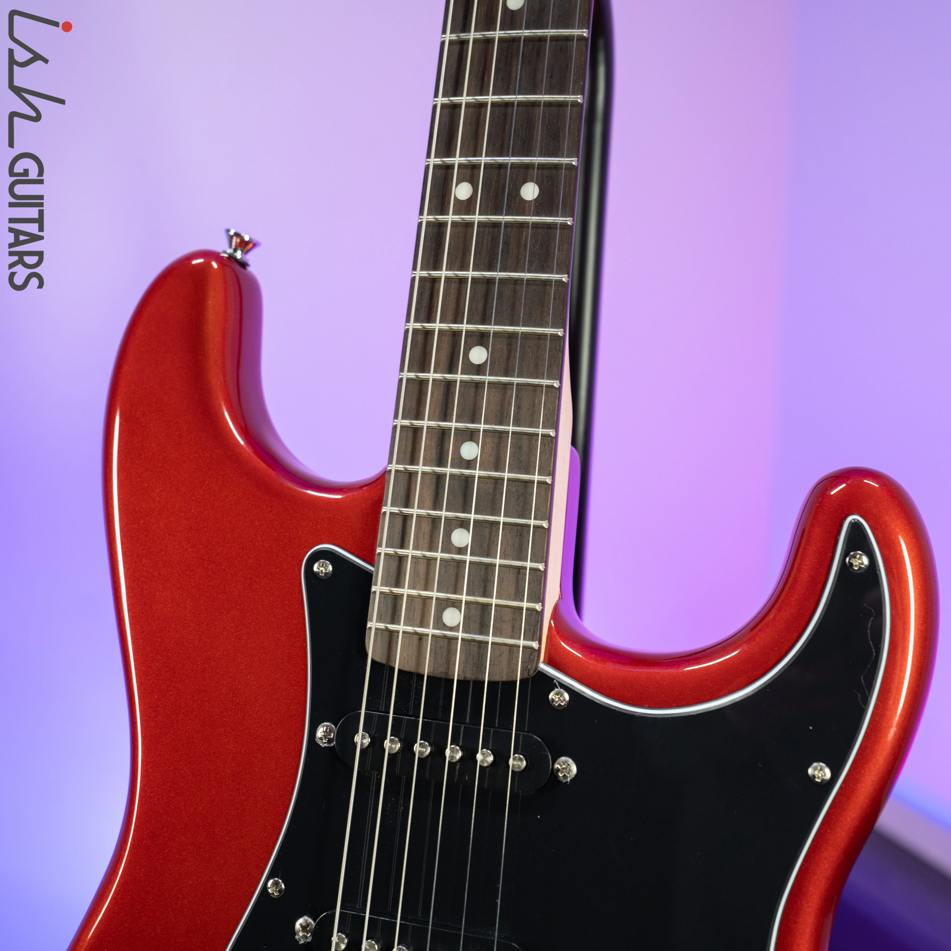 2016 Fender Squier Affinity Series Strat HSS Metallic Red - Image 5