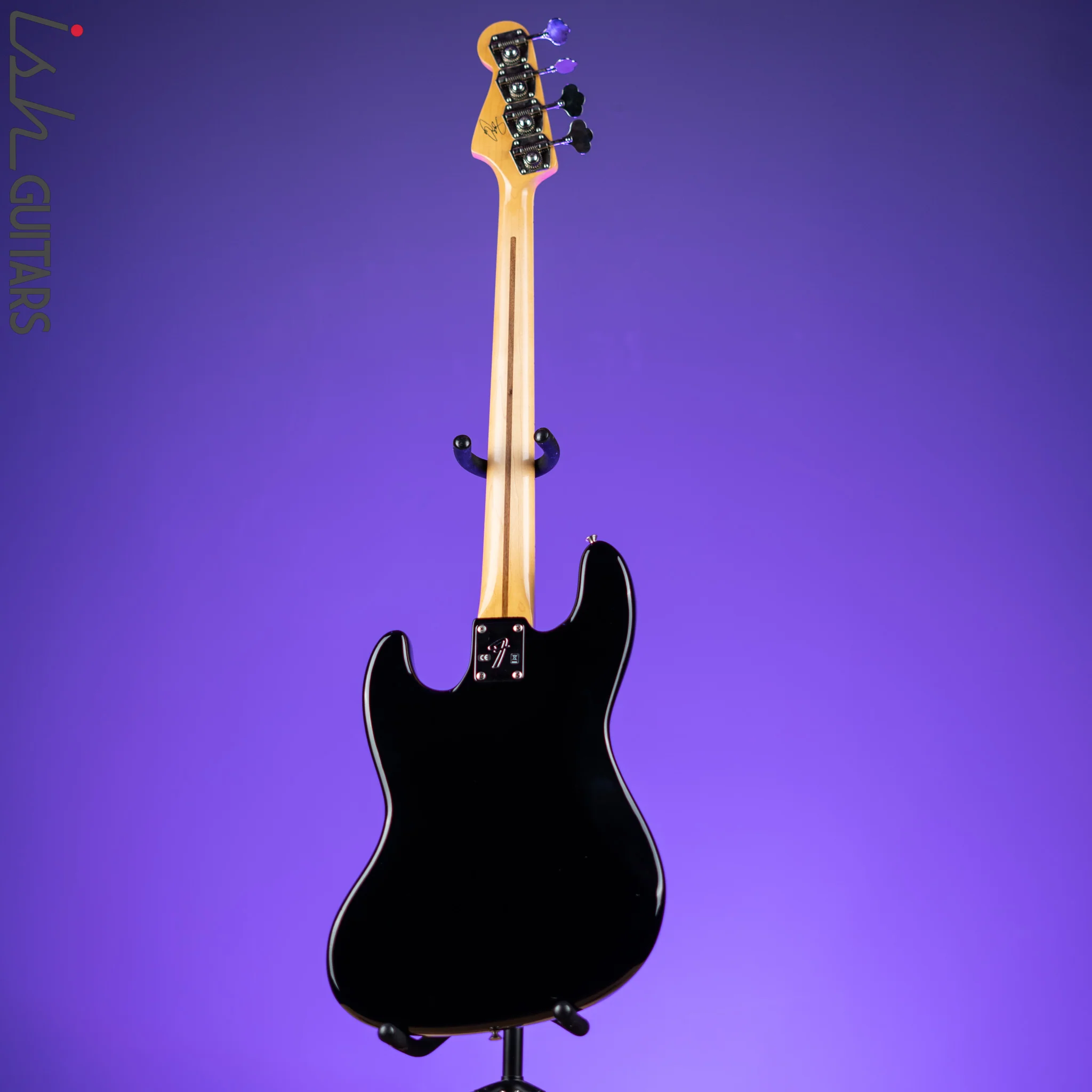 2016 Fender USA Geddy Lee Jazz Bass Black - Image 9