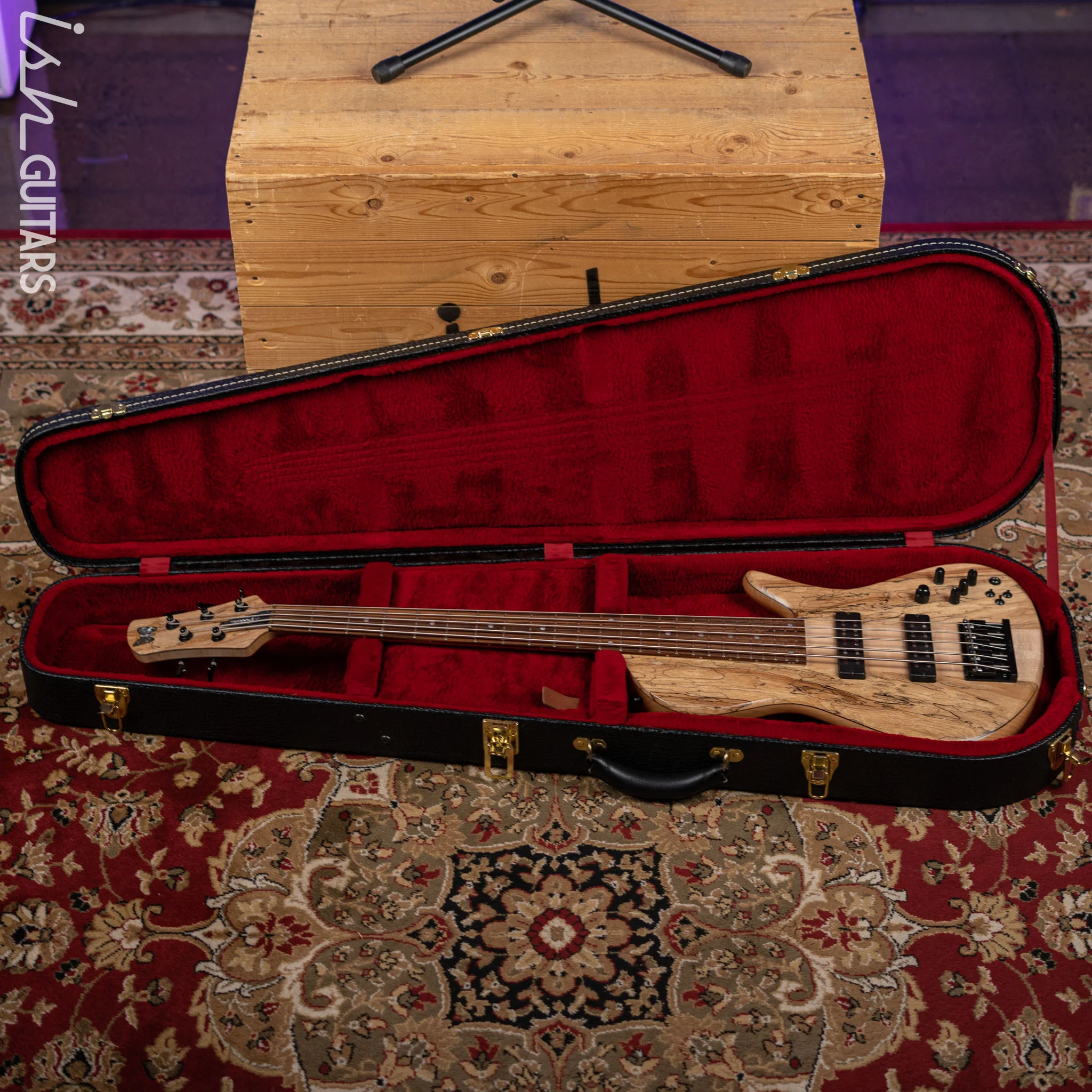 2016 Fodera Emperor II 5 Elite Neck Through Natural - Image 18