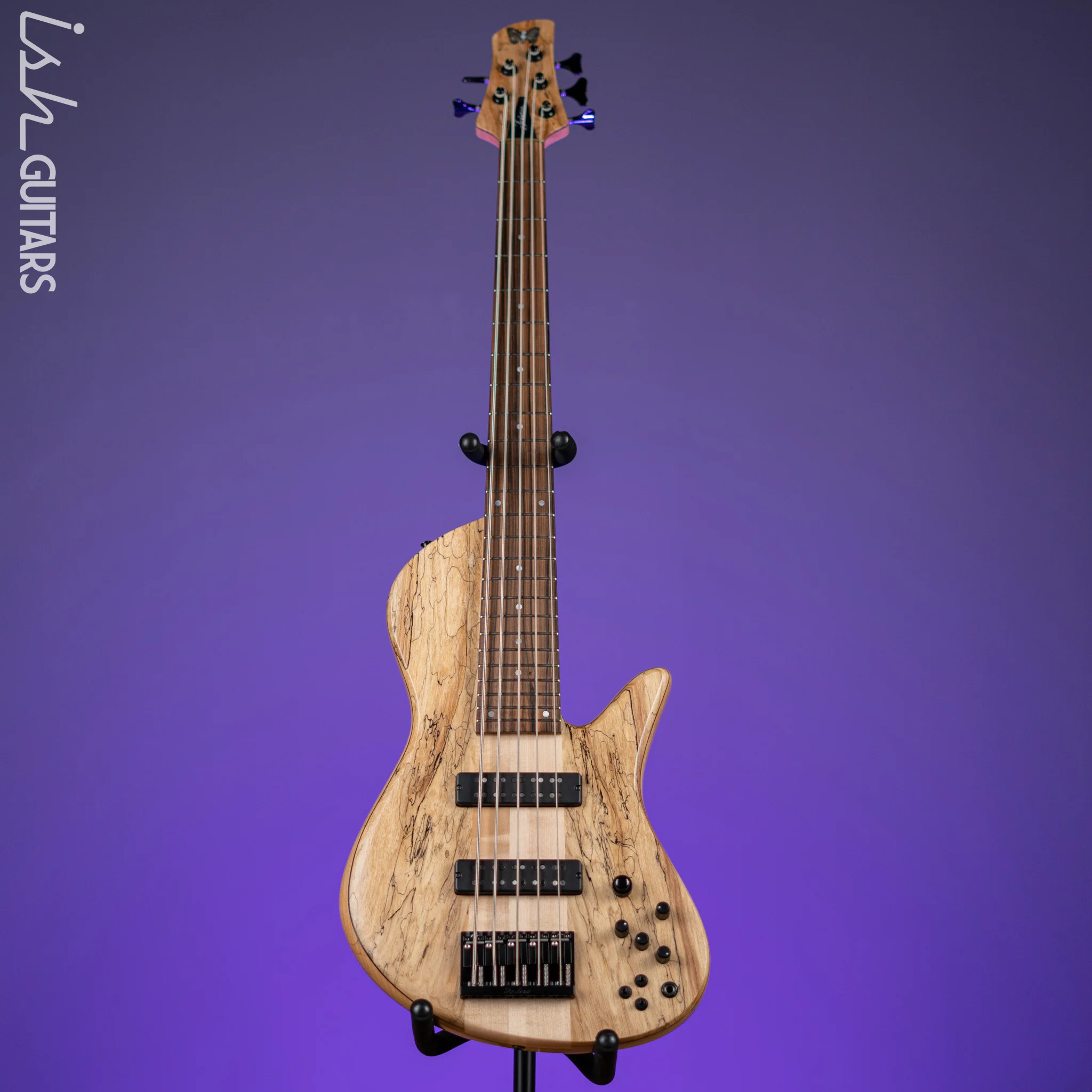 2016 Fodera Emperor II 5 Elite Neck Through Natural - Image 2