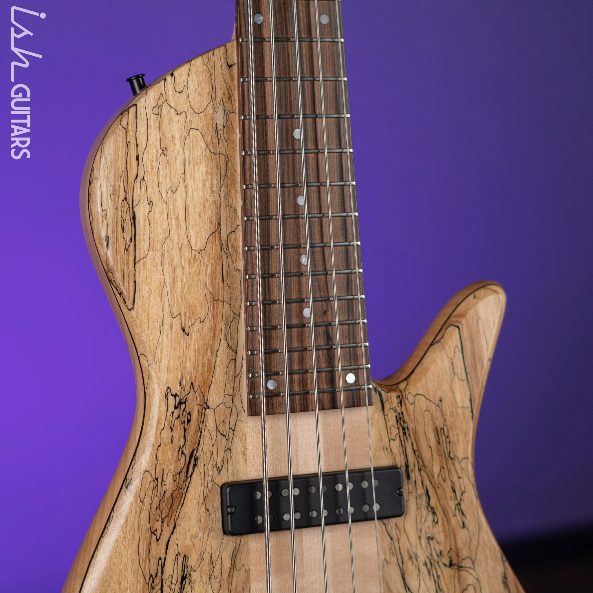 2016 Fodera Emperor II 5 Elite Neck Through Natural - Image 3