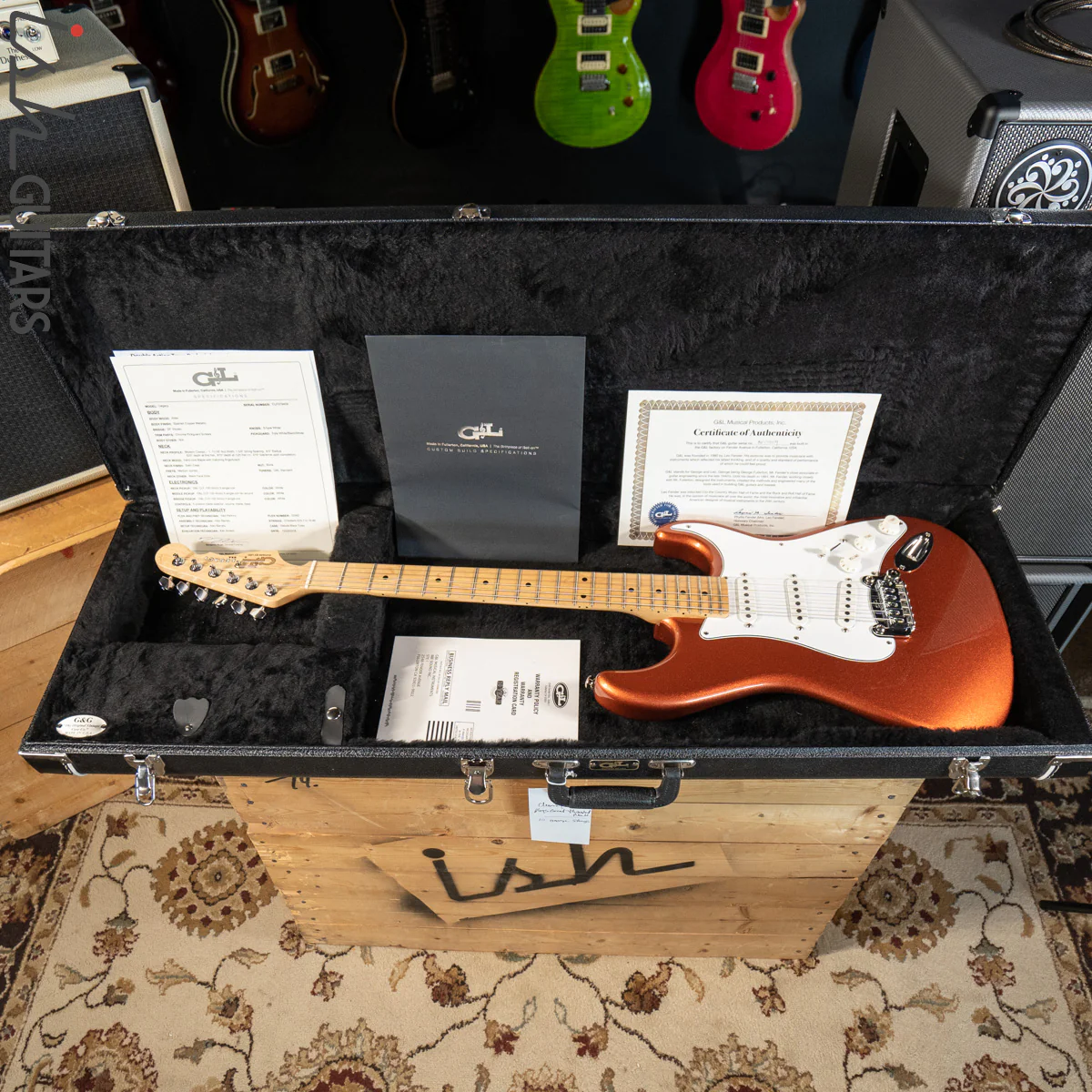 2016 G&L Legacy USA Spanish Copper Metallic - Image 13