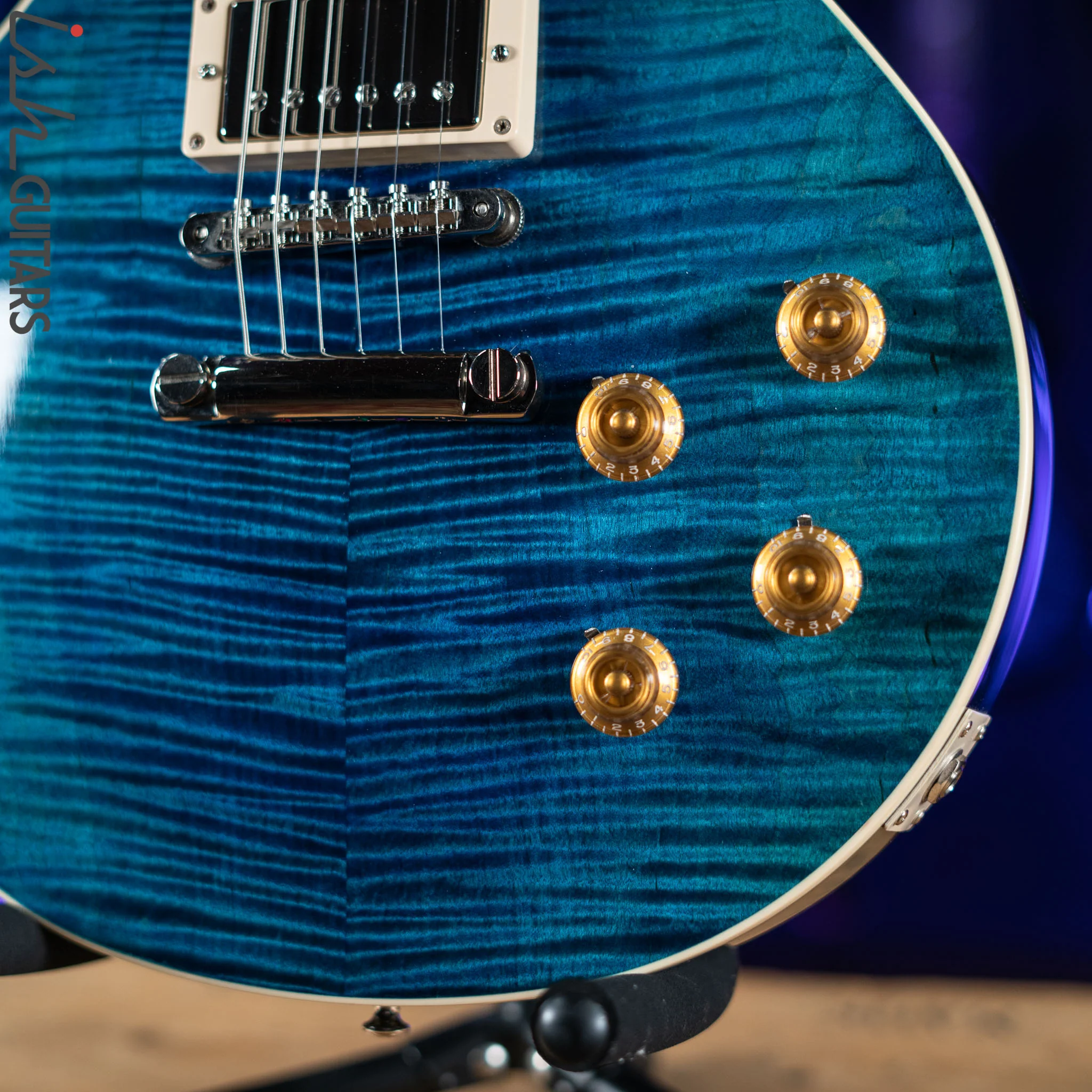 2016 Gibson R9 1959 Reissue Les Paul Ocean Blue - RARE! - Image 4