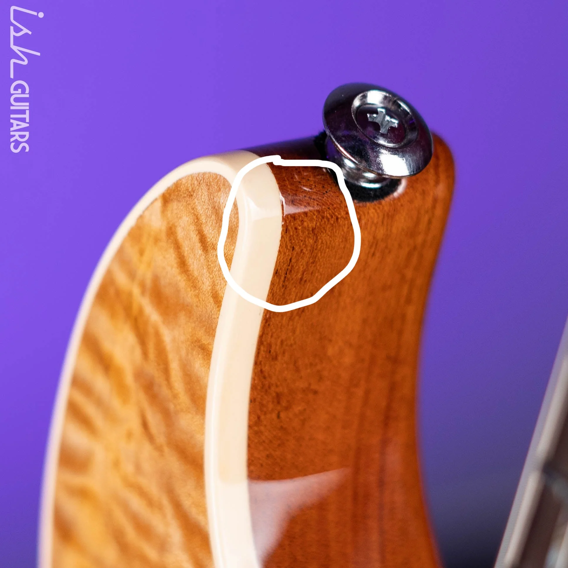 2016 Giffin T. Deluxe Clear Gloss over Golden Brown - Image 15