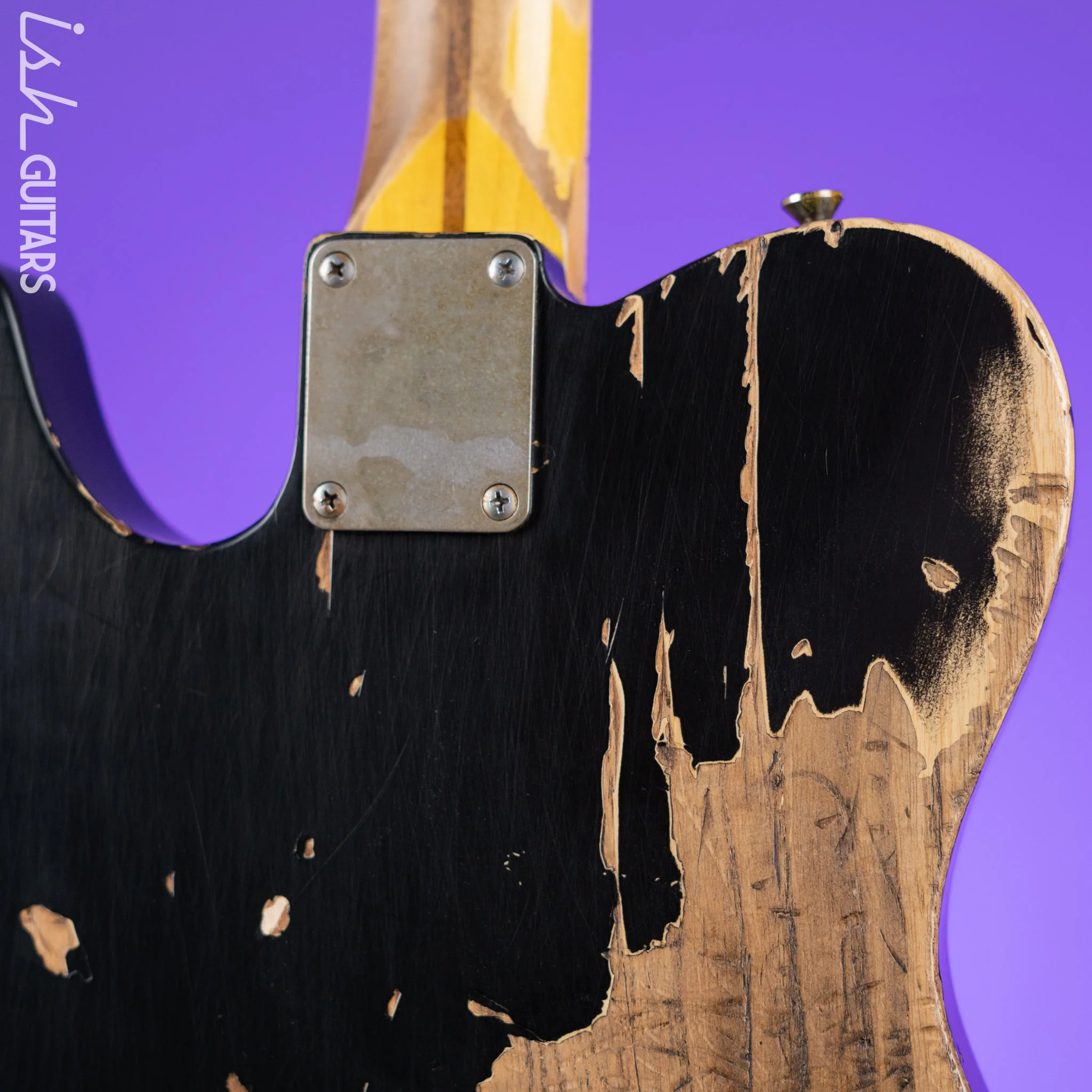 2016 Nash Guitars T-57 Black Relic - Image 9