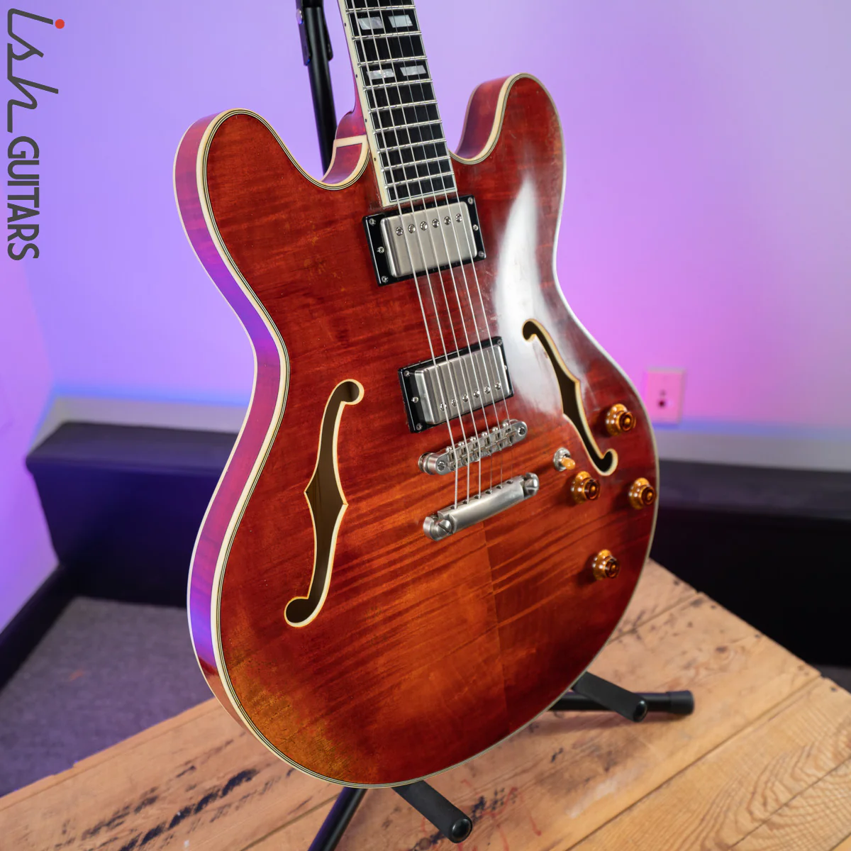2017 Eastman T59/V Thinline Antique Amber - Image 5