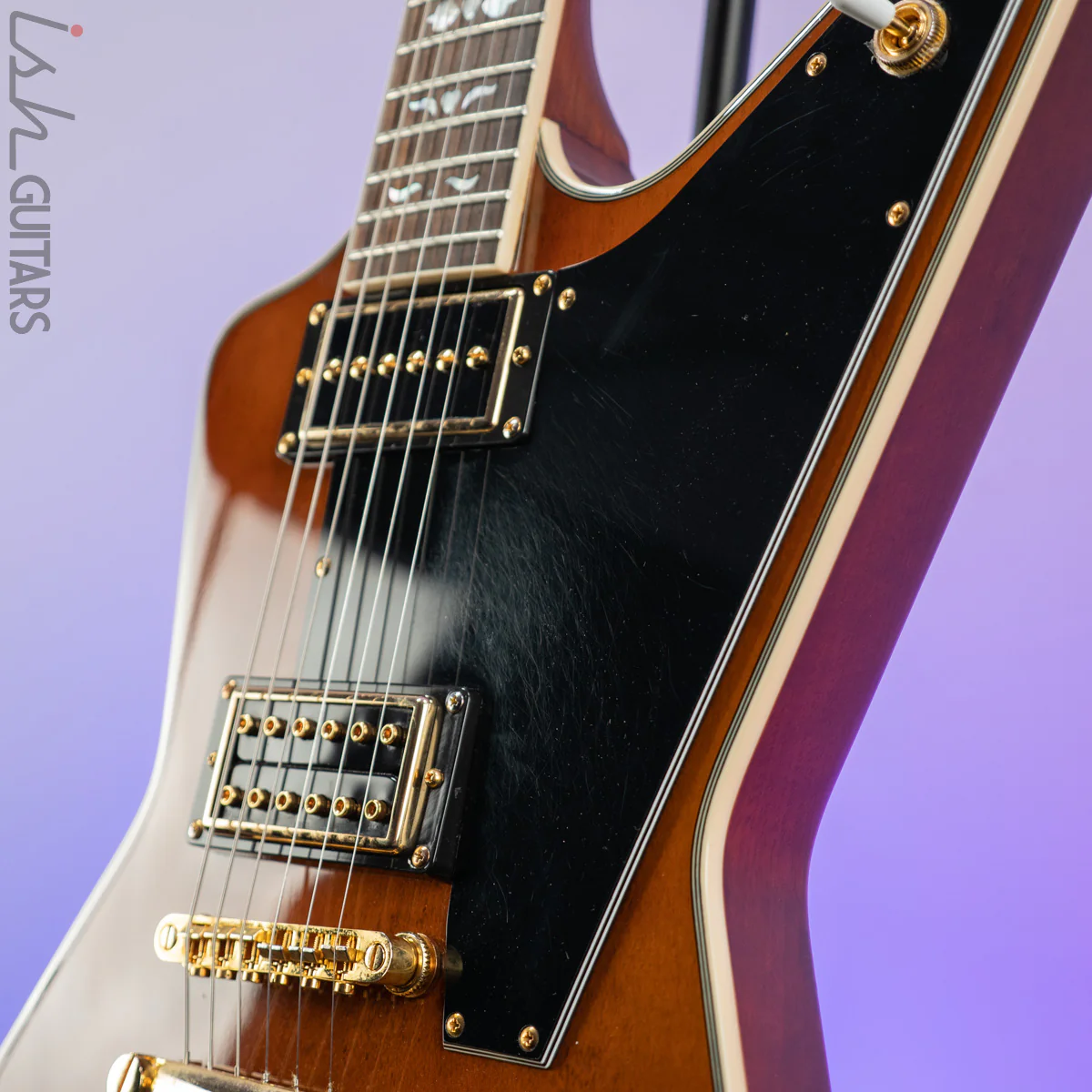 2017 Epiphone Explorer Artisan Lee Malia Signature Walnut - Image 13