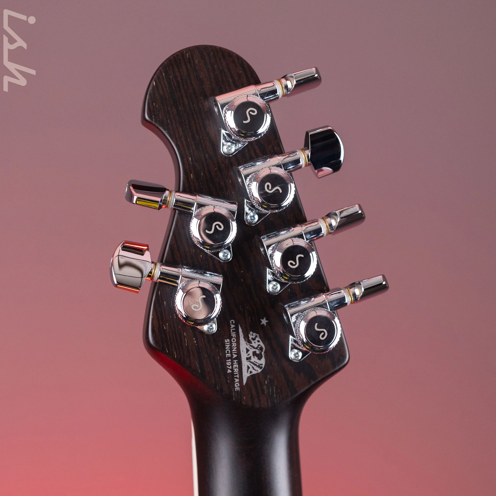 2017 Ernie Ball Music Man Axis Super Sport HH Tremolo BFR Transparent Black - Image 16