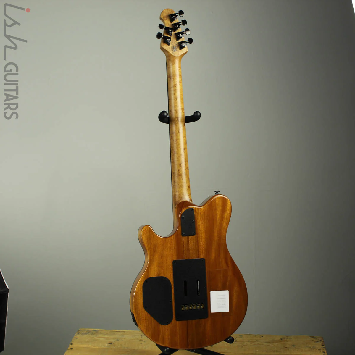 2017 Ernie Ball Music Man BFR Axis Super Sport Buckeye Burl - Image 7