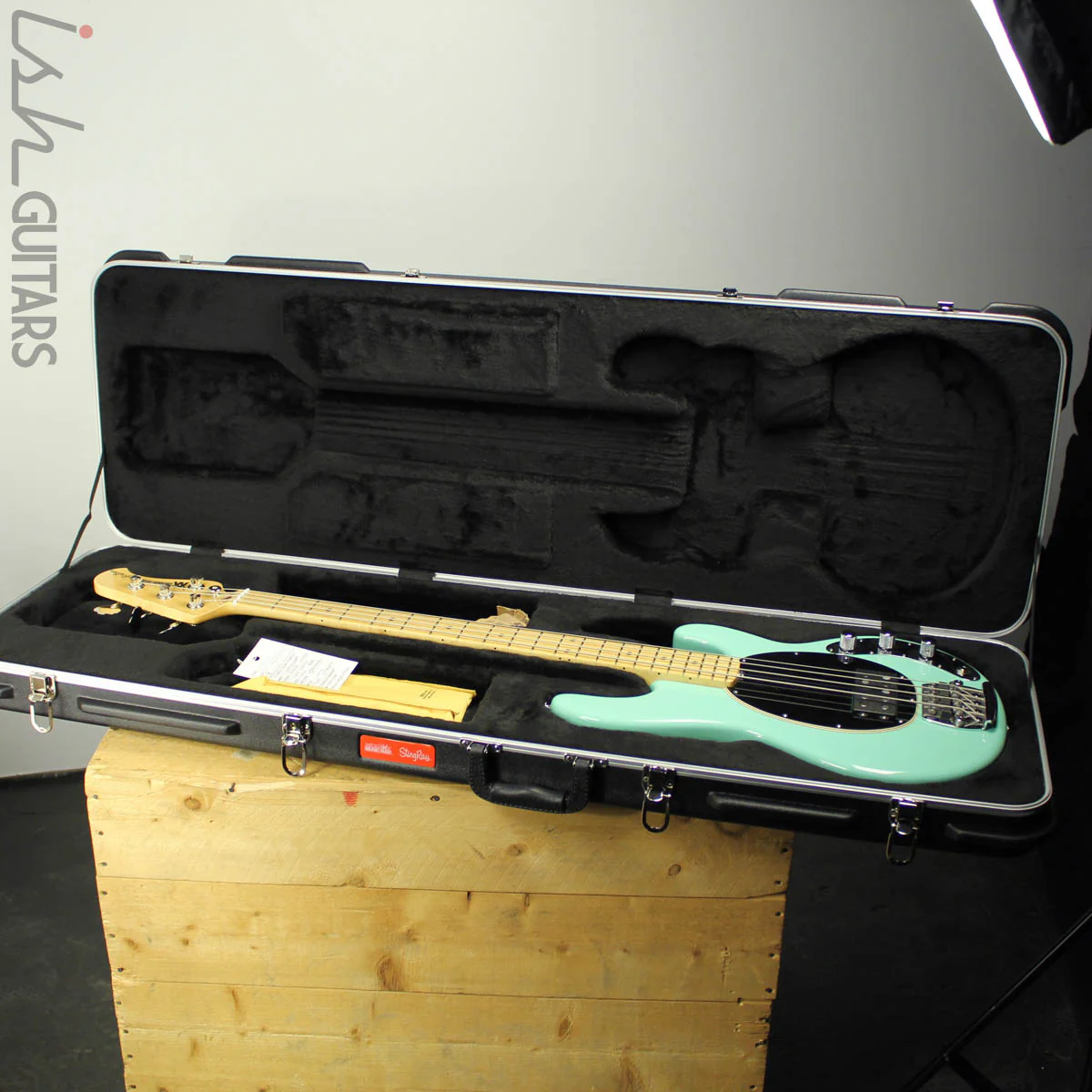 2017 Ernie Ball Music Man StingRay 4 Old Smoothie Mint Green - Image 14