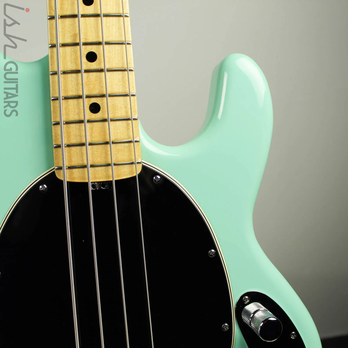 2017 Ernie Ball Music Man StingRay 4 Old Smoothie Mint Green - Image 3