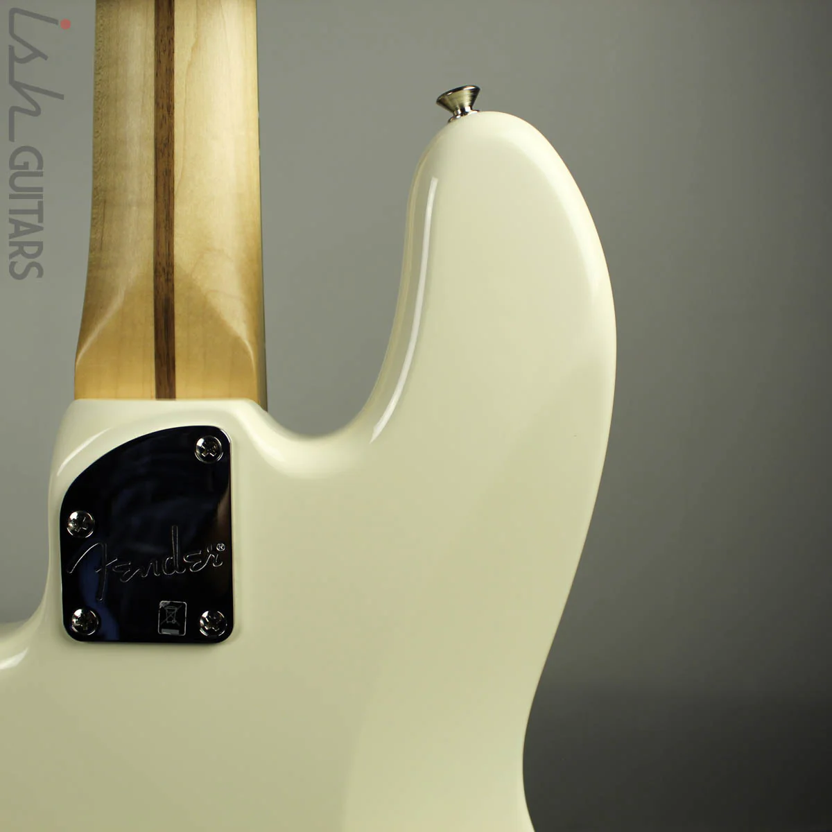 2017 Fender Jazz Bass Deluxe Active Olympic White - Image 8