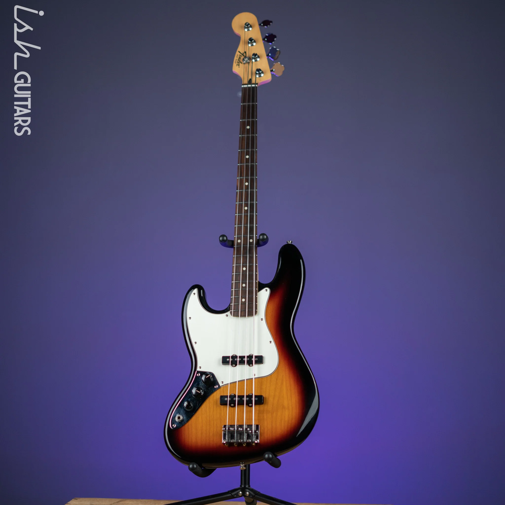 2017 Fender Lefty Player Jazz Bass Sunburst - Image 2