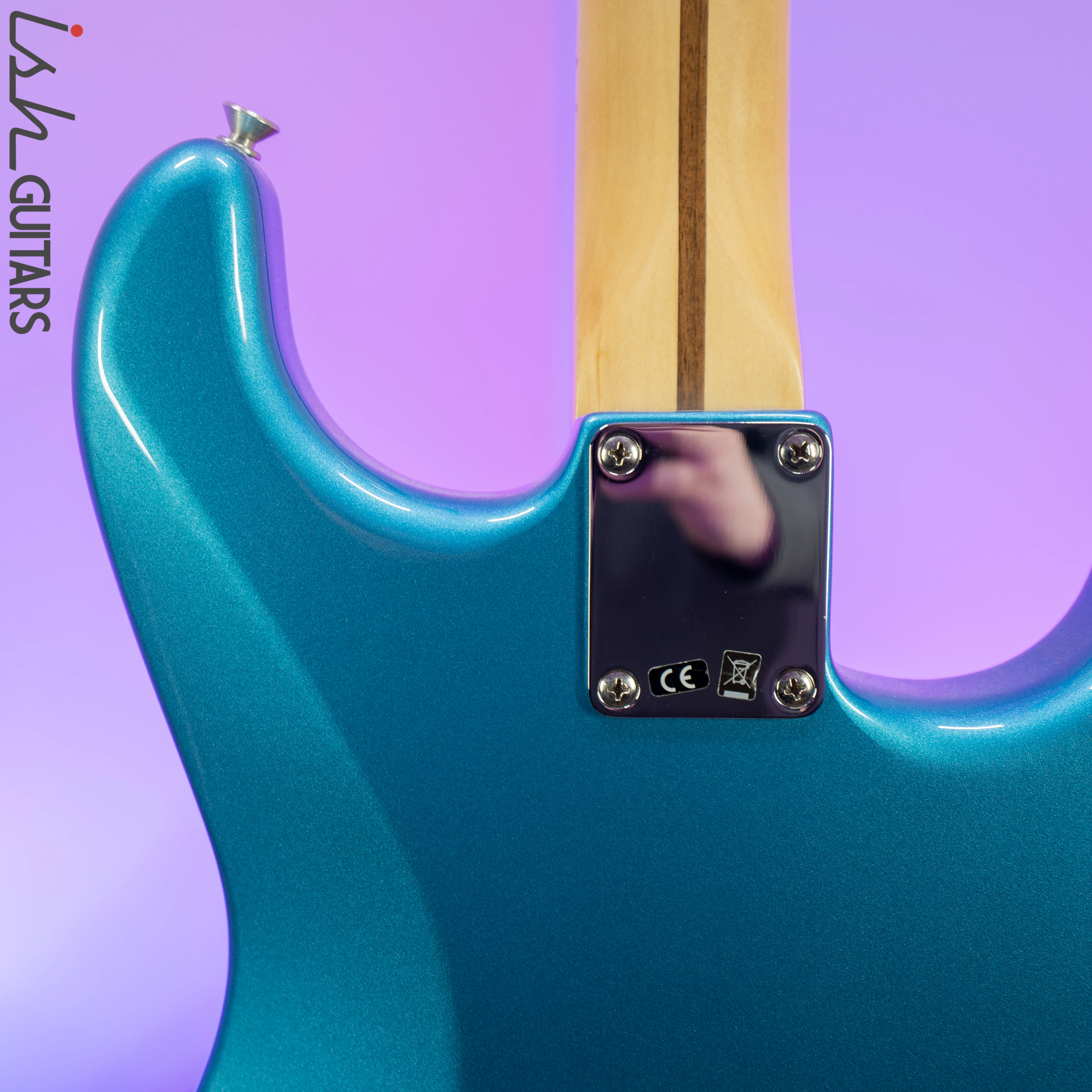 2017 Fender Stratocaster MIM Left Handed Metallic Blue - Image 11