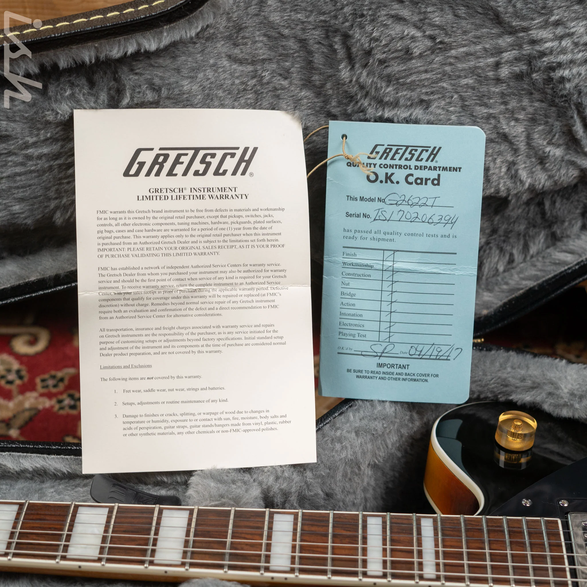 2017 Gretsch Streamliner G2622T Sunburst - Image 20