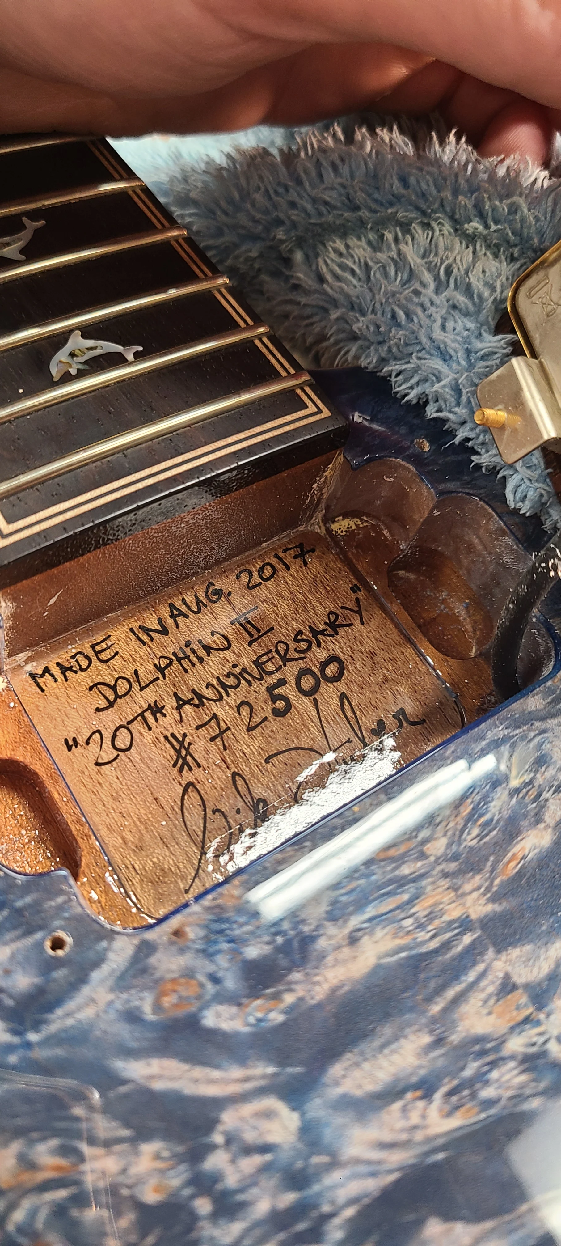 2017 Nik Huber Dolphin 20th Anniversary Prototype Starry Night Burst - Image 20