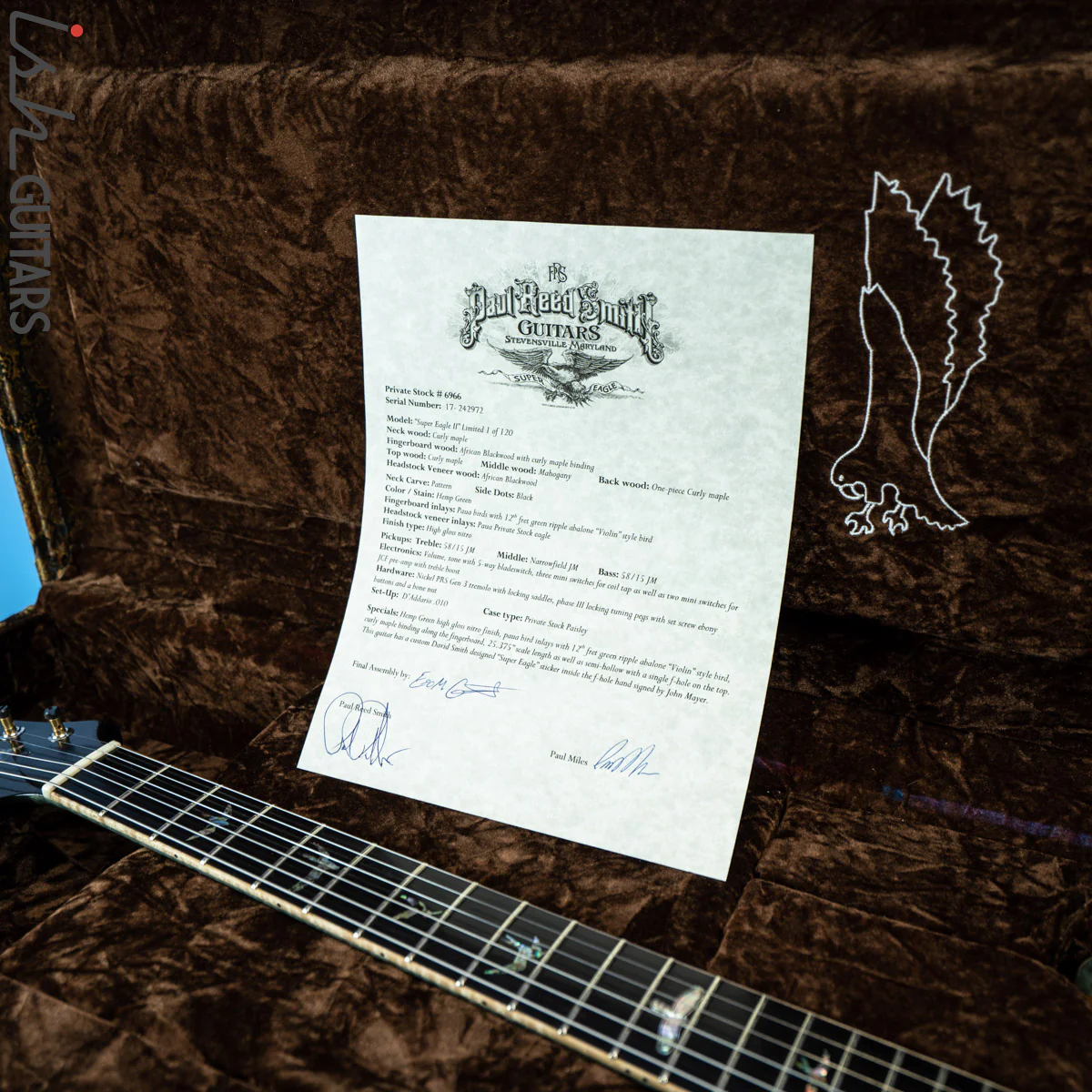 2017 Paul Reed Smith PRS Super Eagle II - Image 17