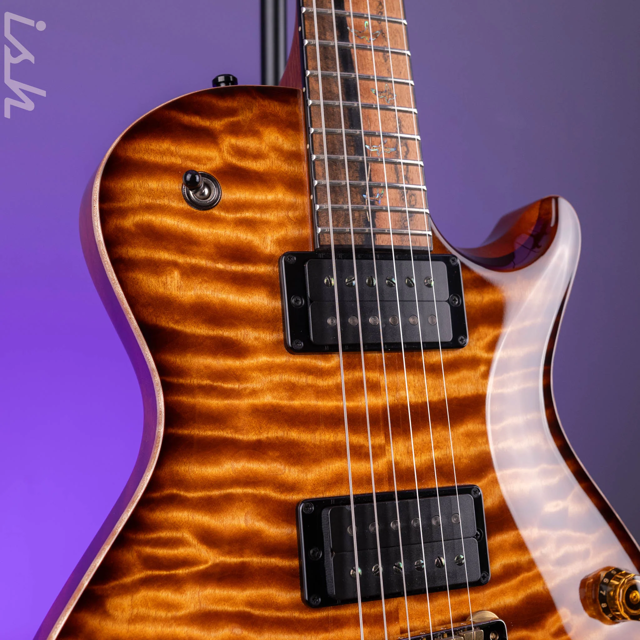 2017 PRS Private Stock Singlecut McCarty 594 Copperhead Smoked Burst - Image 4