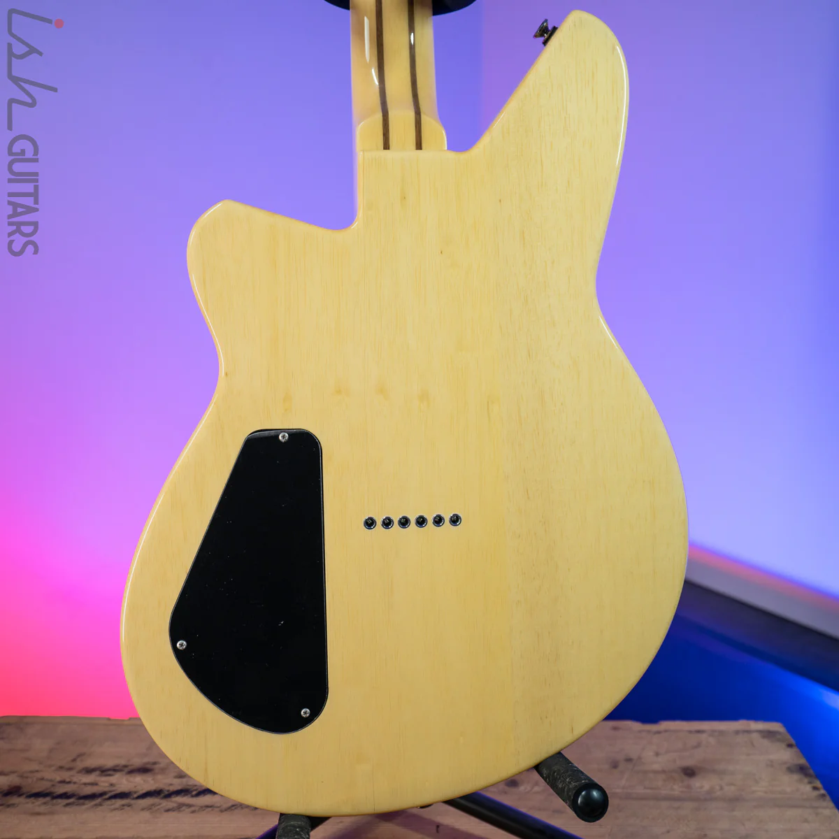 2017 Reverend Airwave 12 String Guitar Natural Teardrop Tuxedo Case - Image 13