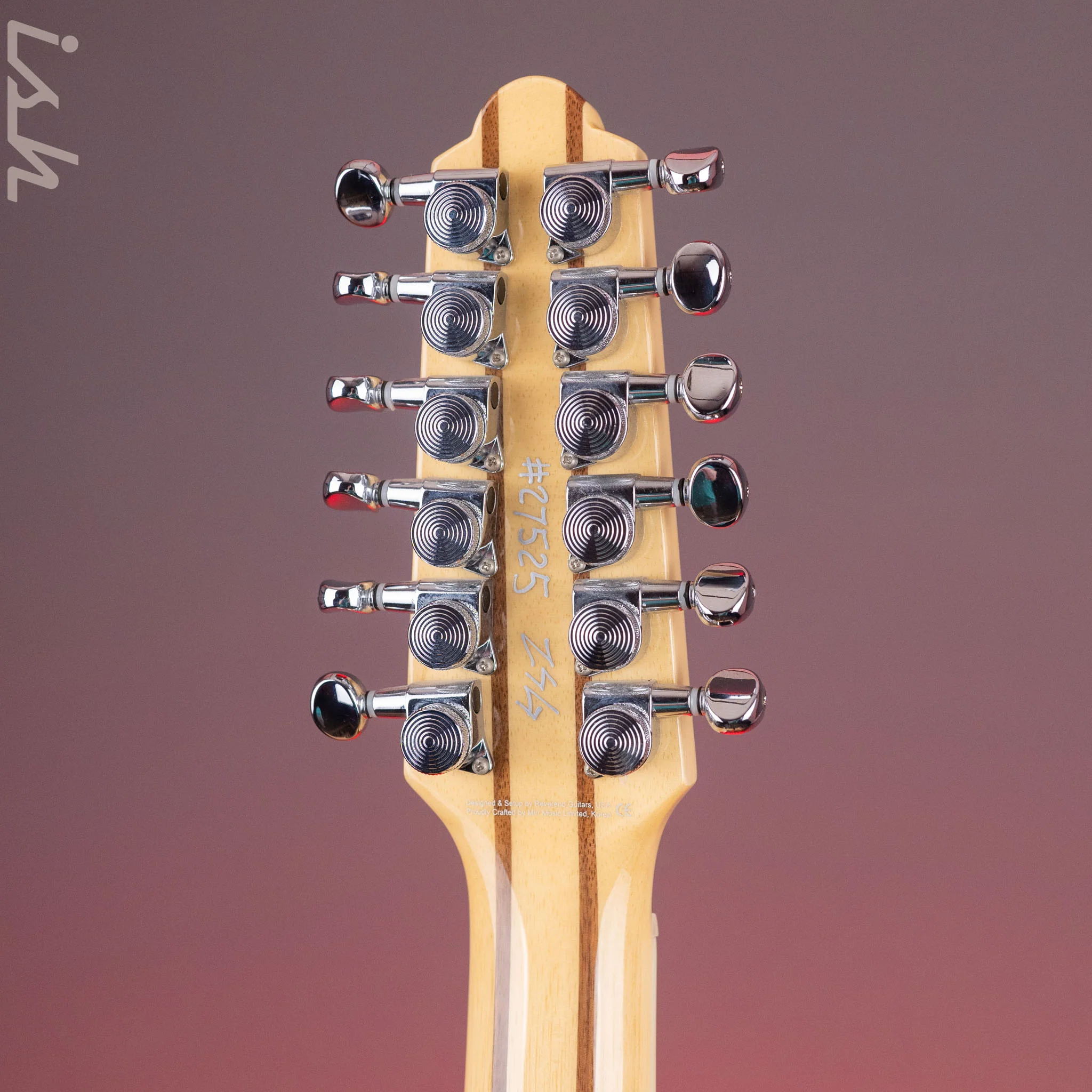2017 Reverend Airwave 12-String Electric Guitar Natural - Image 11